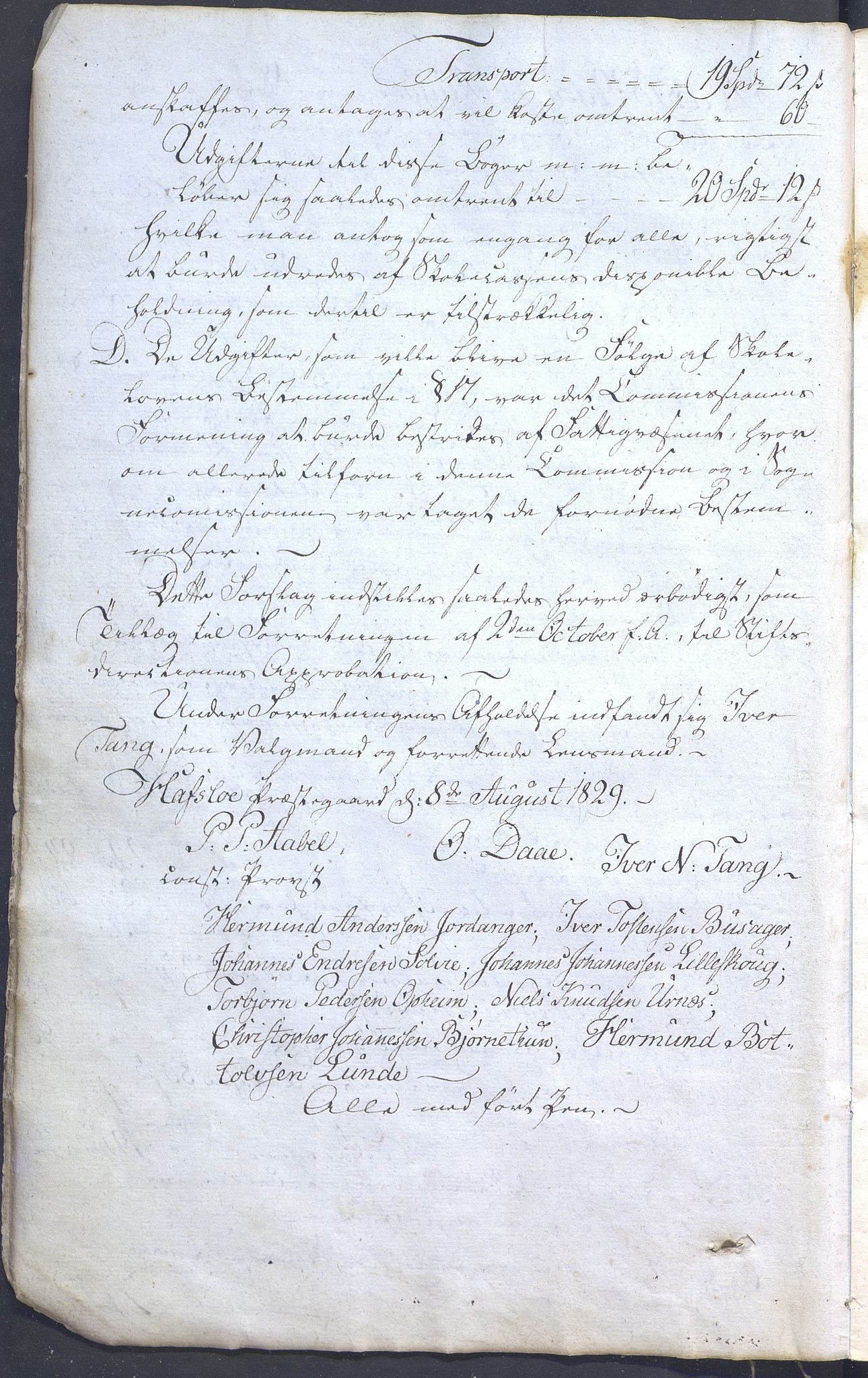 Hafslo kommune. Skulestyret, VLFK/K-14250.510/100/L0001: møtebok for Hafslo skulestyre, 1827-1855