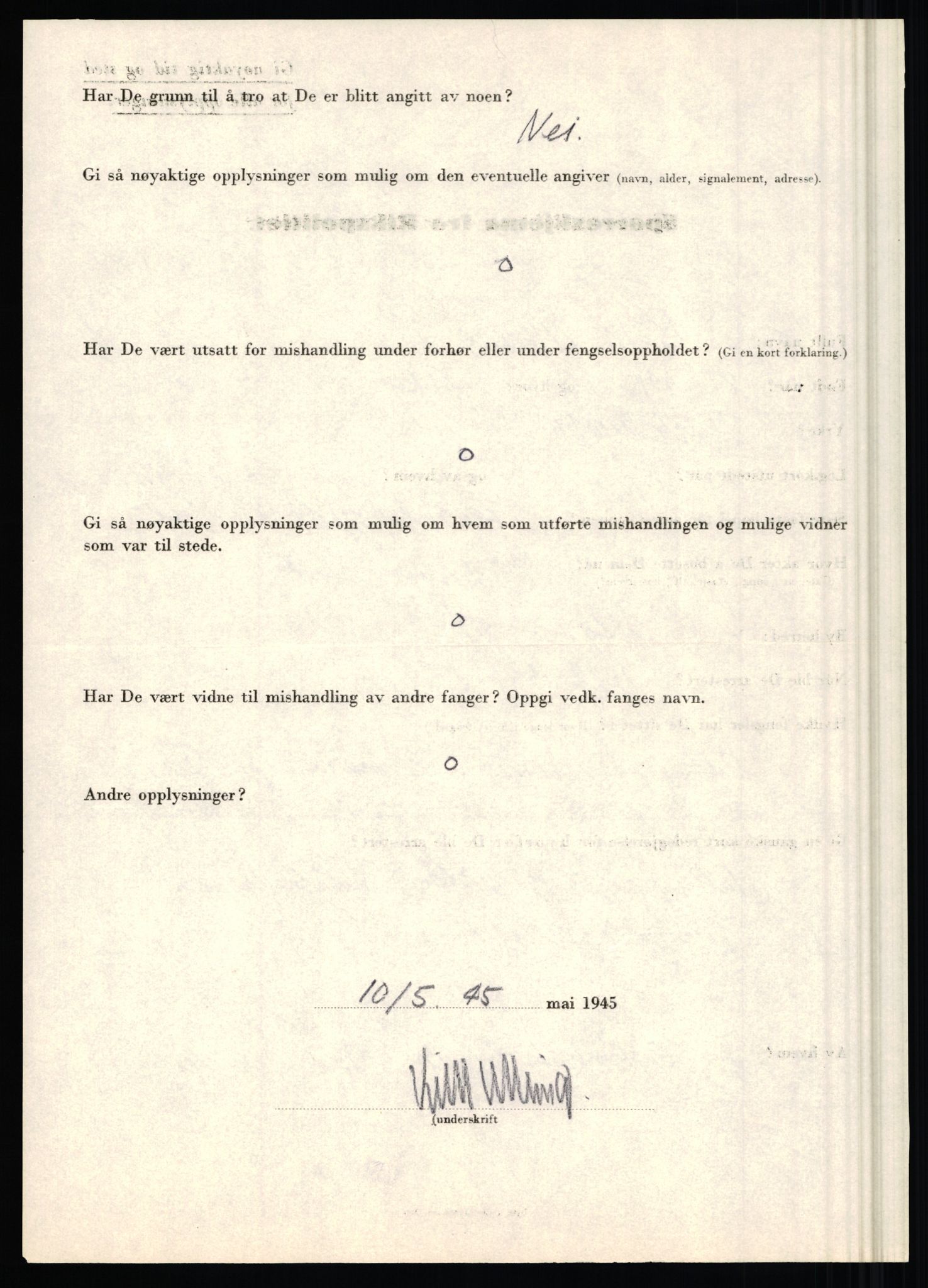 Rikspolitisjefen, AV/RA-S-1560/L/L0017: Tidemann, Hermann G. - Veum, Tjostolv, 1940-1945, p. 727
