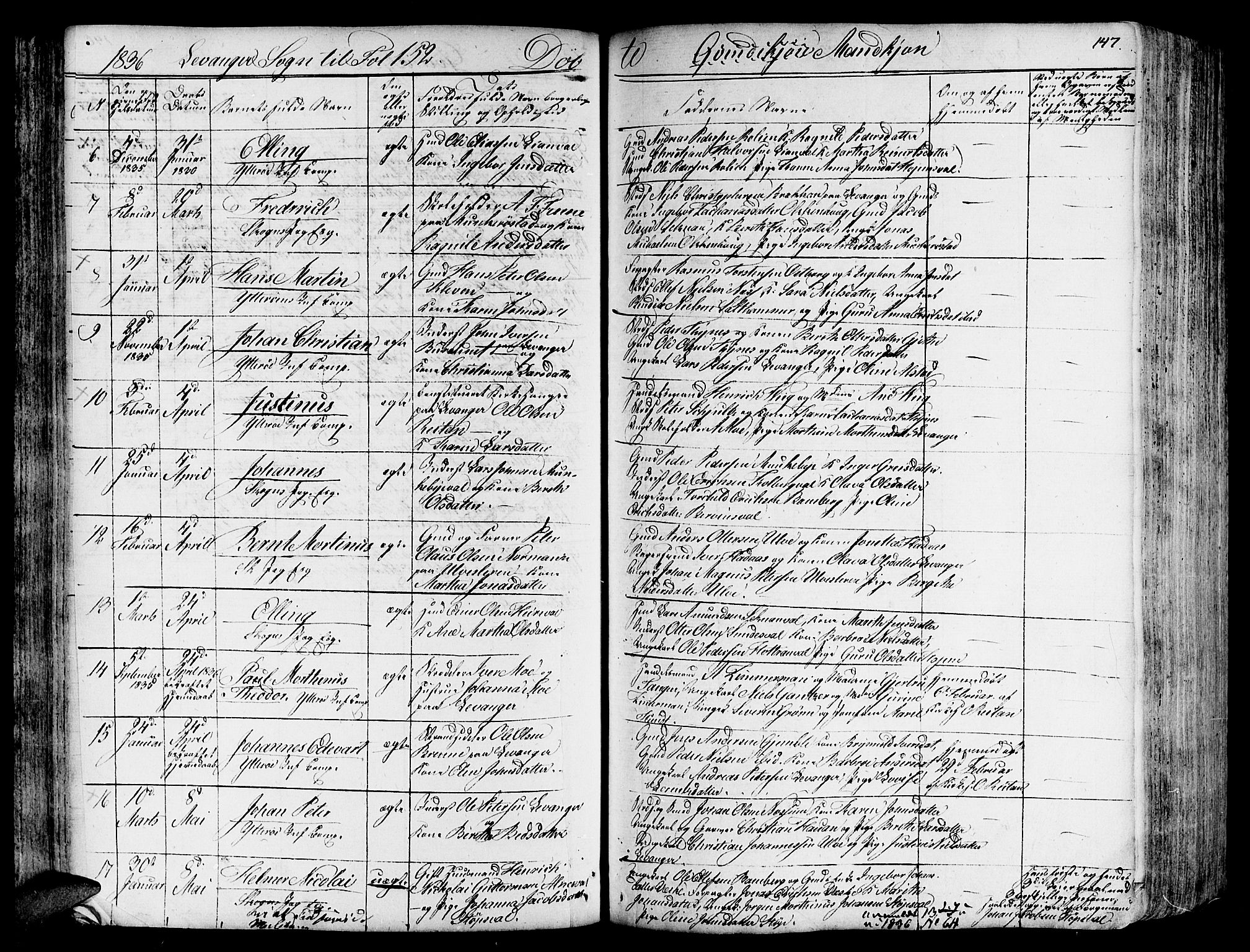 Ministerialprotokoller, klokkerbøker og fødselsregistre - Nord-Trøndelag, SAT/A-1458/717/L0152: Parish register (official) no. 717A05 /3, 1828-1836, p. 147