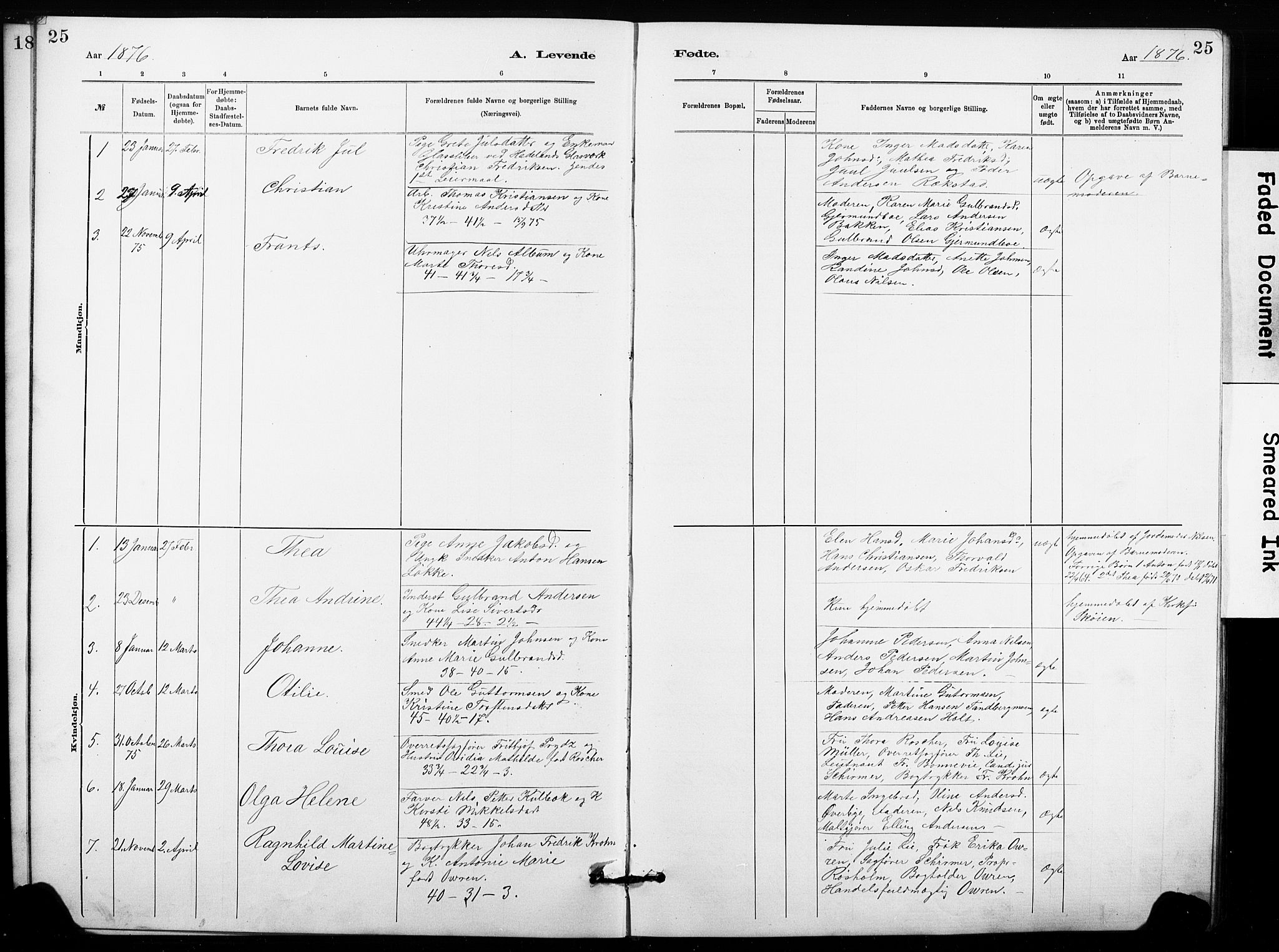 Hønefoss kirkebøker, AV/SAKO-A-609/G/Ga/L0001: Parish register (copy) no. 1, 1870-1887, p. 25