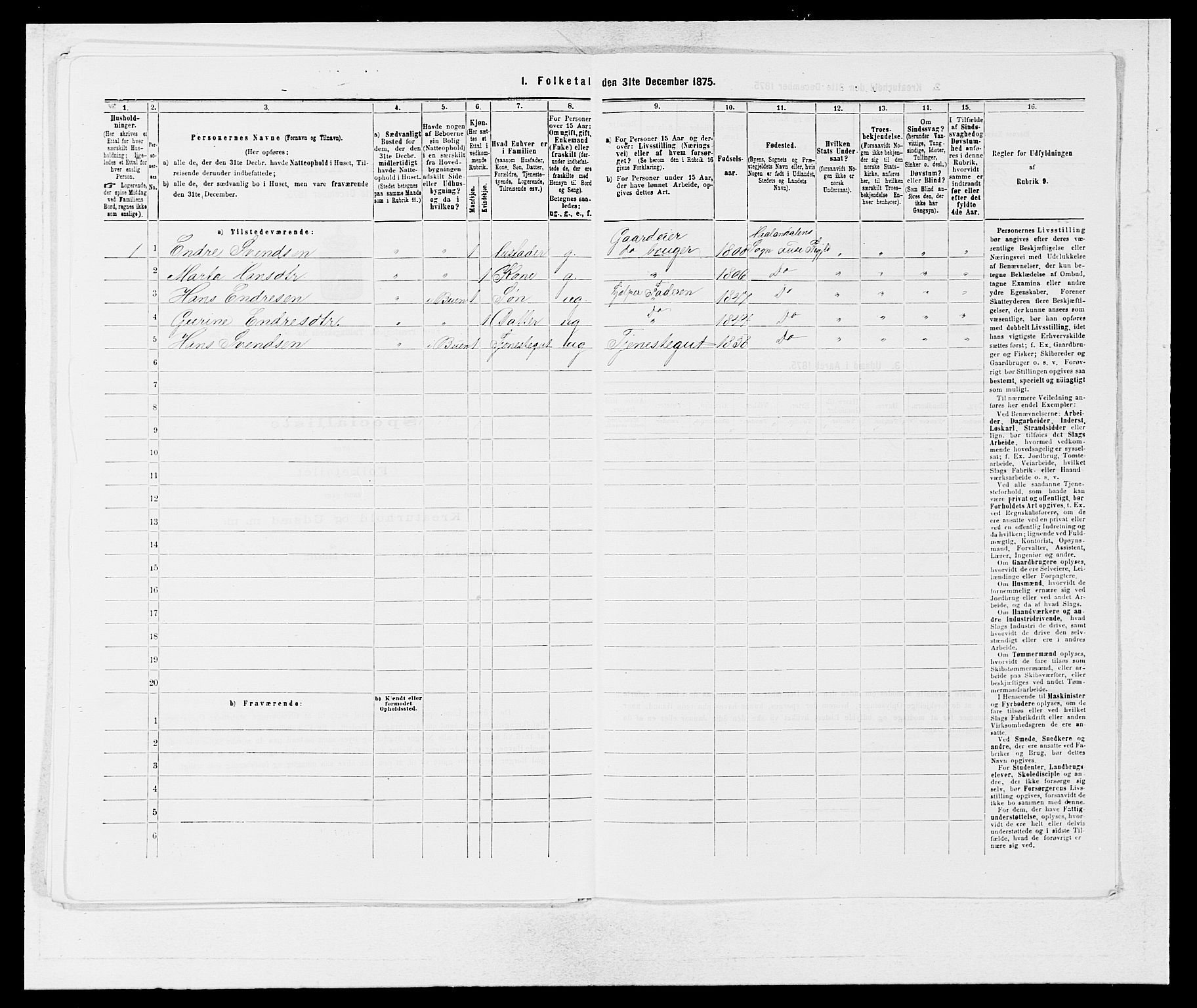 SAB, 1875 census for 1241P Fusa, 1875, p. 444