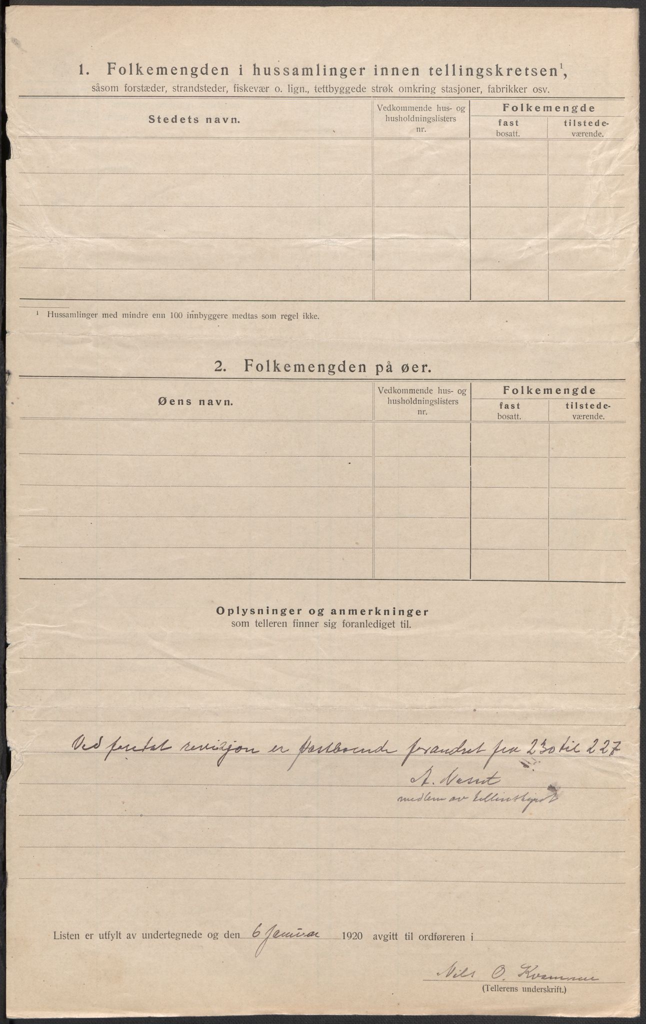 SAB, 1920 census for Borgund, 1920, p. 9