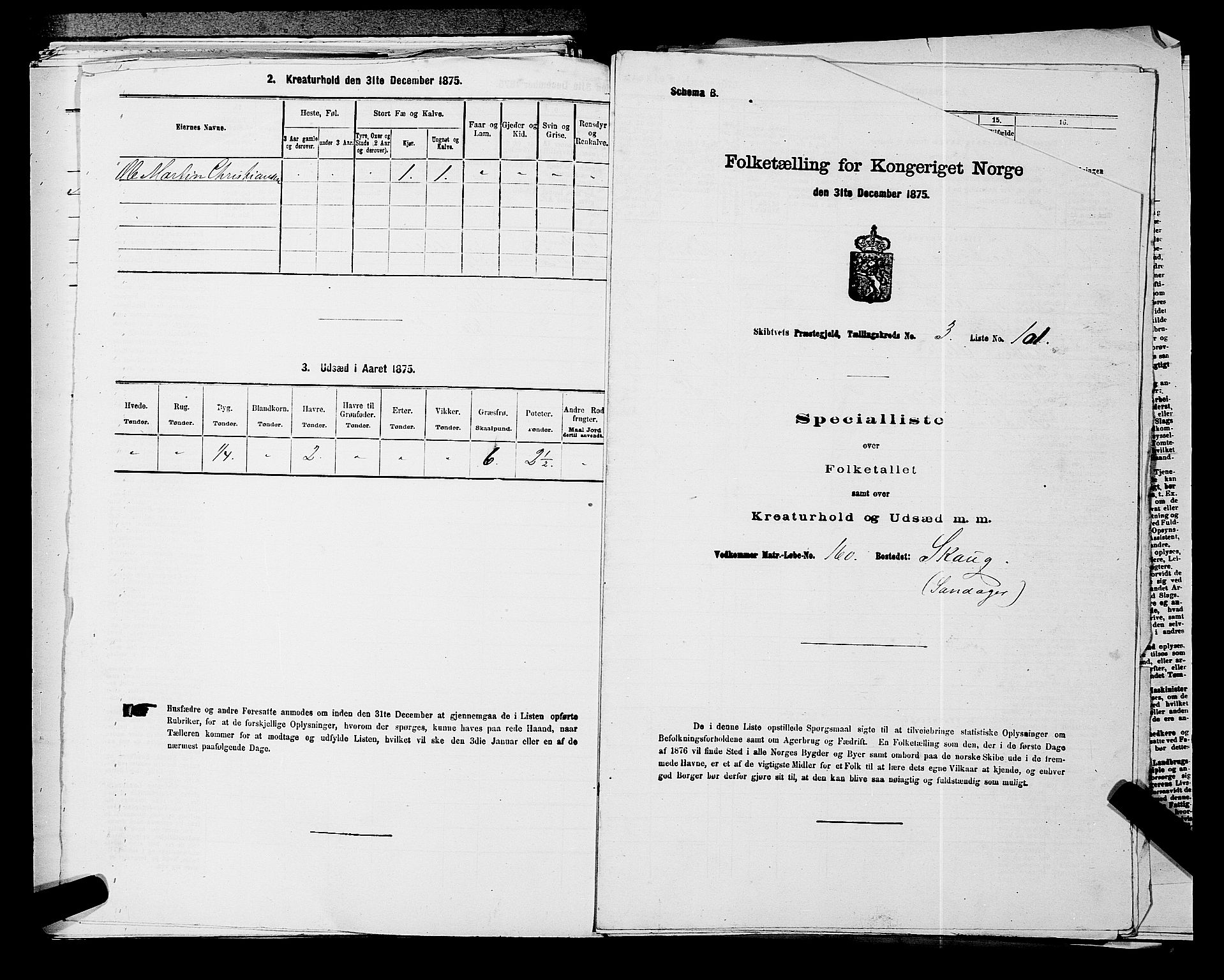 RA, 1875 census for 0127P Skiptvet, 1875, p. 637