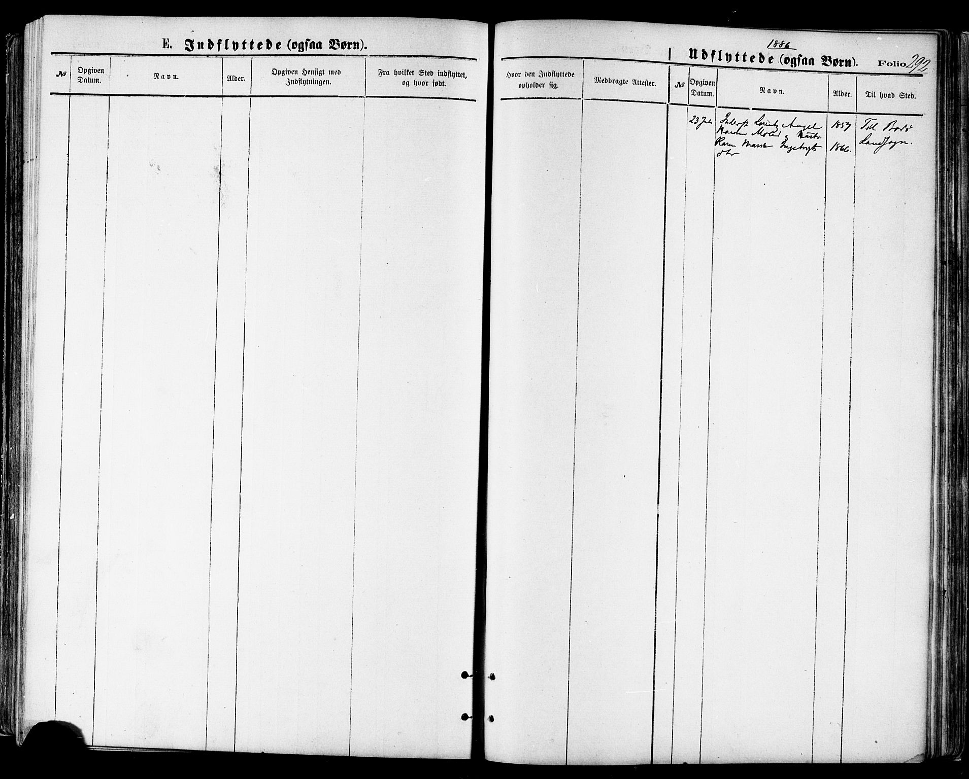 Ministerialprotokoller, klokkerbøker og fødselsregistre - Nordland, SAT/A-1459/846/L0645: Parish register (official) no. 846A03, 1872-1886, p. 292