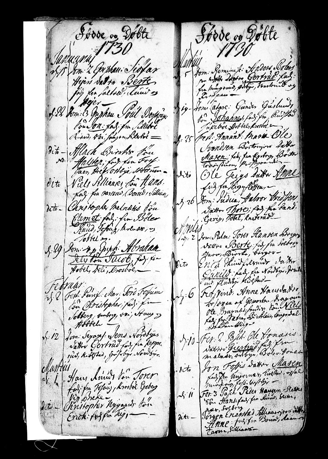 Enebakk prestekontor Kirkebøker, AV/SAO-A-10171c/F/Fa/L0001: Parish register (official) no. I 1, 1719-1754