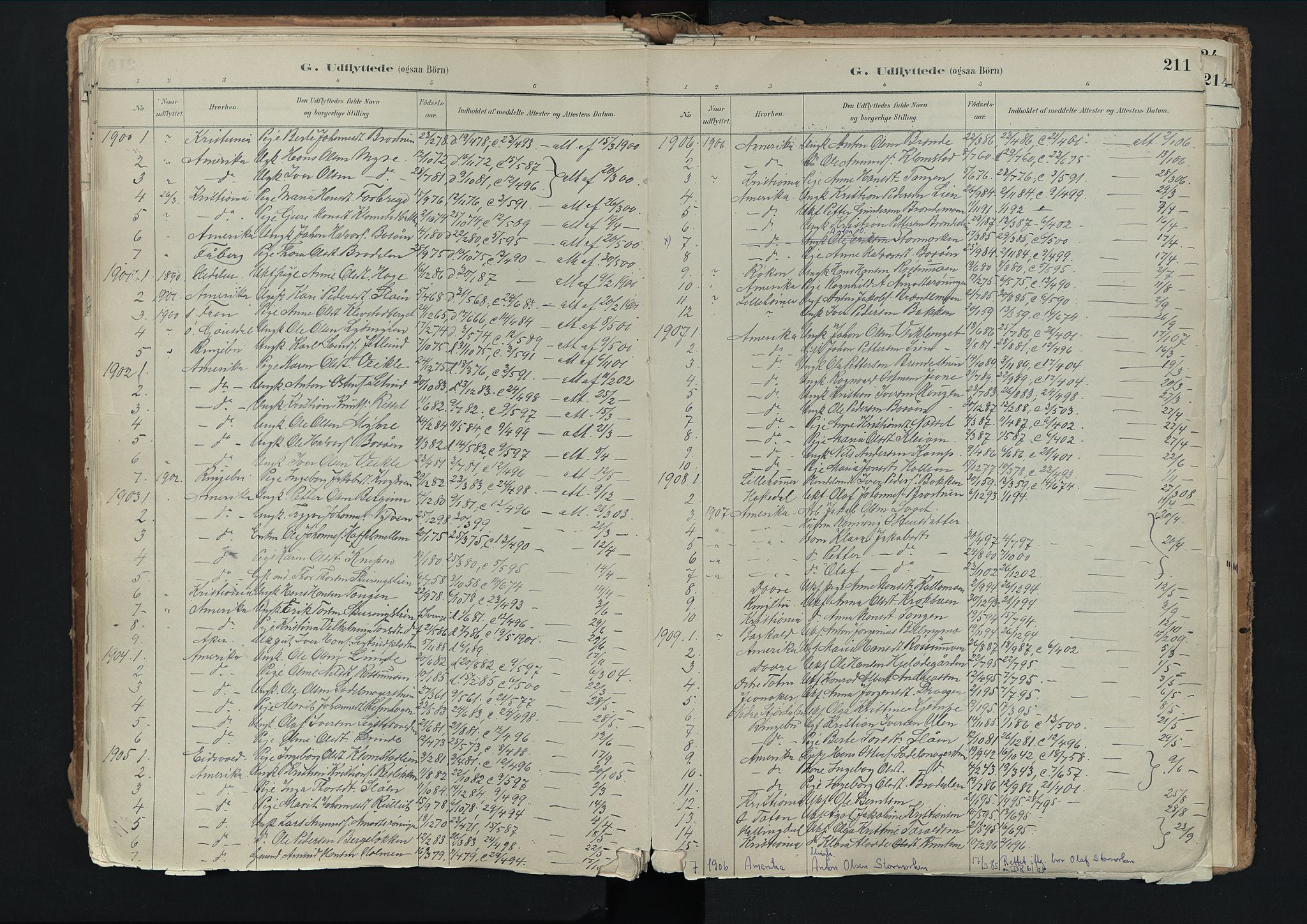 Nord-Fron prestekontor, AV/SAH-PREST-080/H/Ha/Haa/L0003: Parish register (official) no. 3, 1884-1914, p. 211