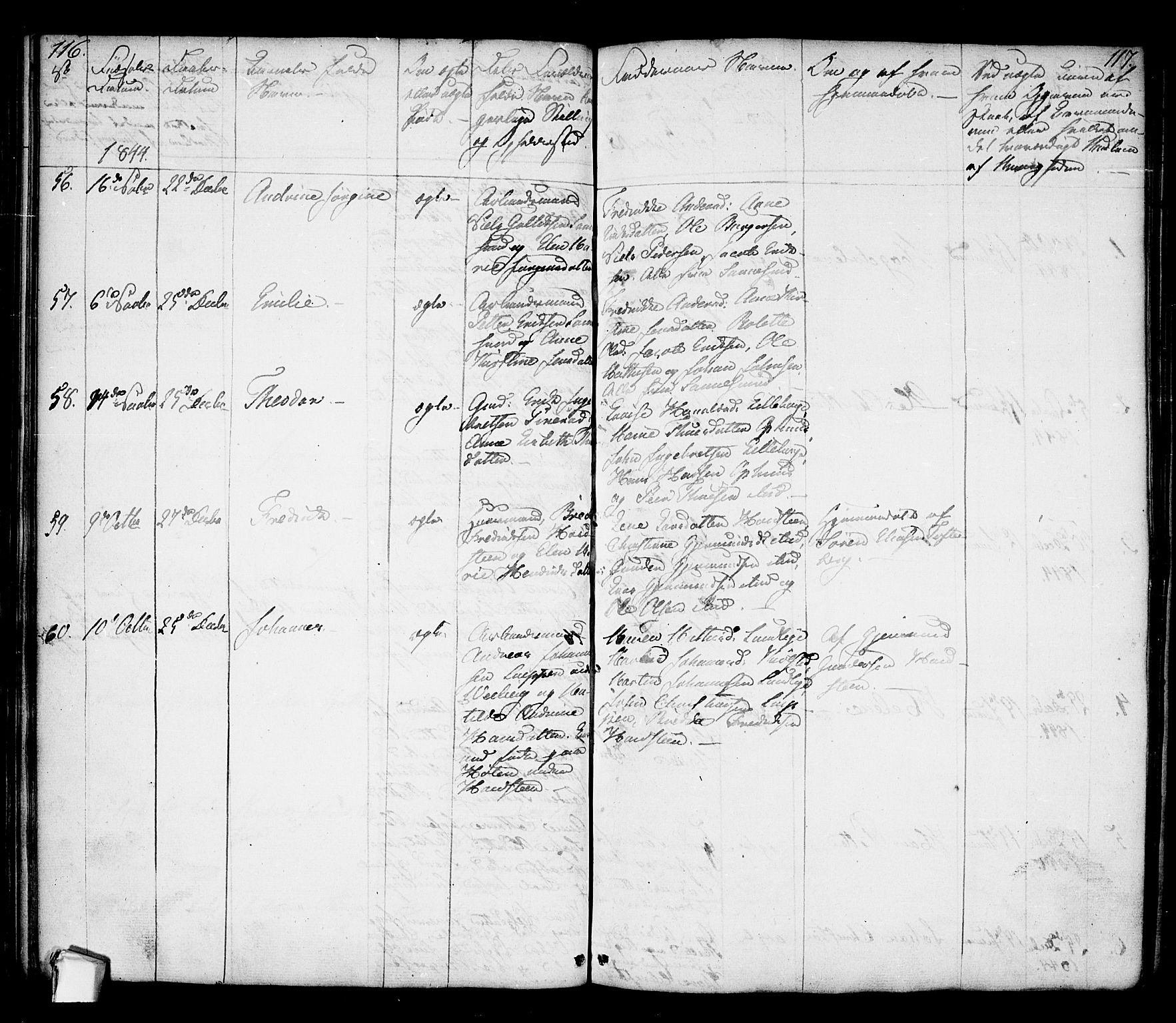 Borge prestekontor Kirkebøker, AV/SAO-A-10903/F/Fa/L0004: Parish register (official) no. I 4, 1836-1848, p. 116-117