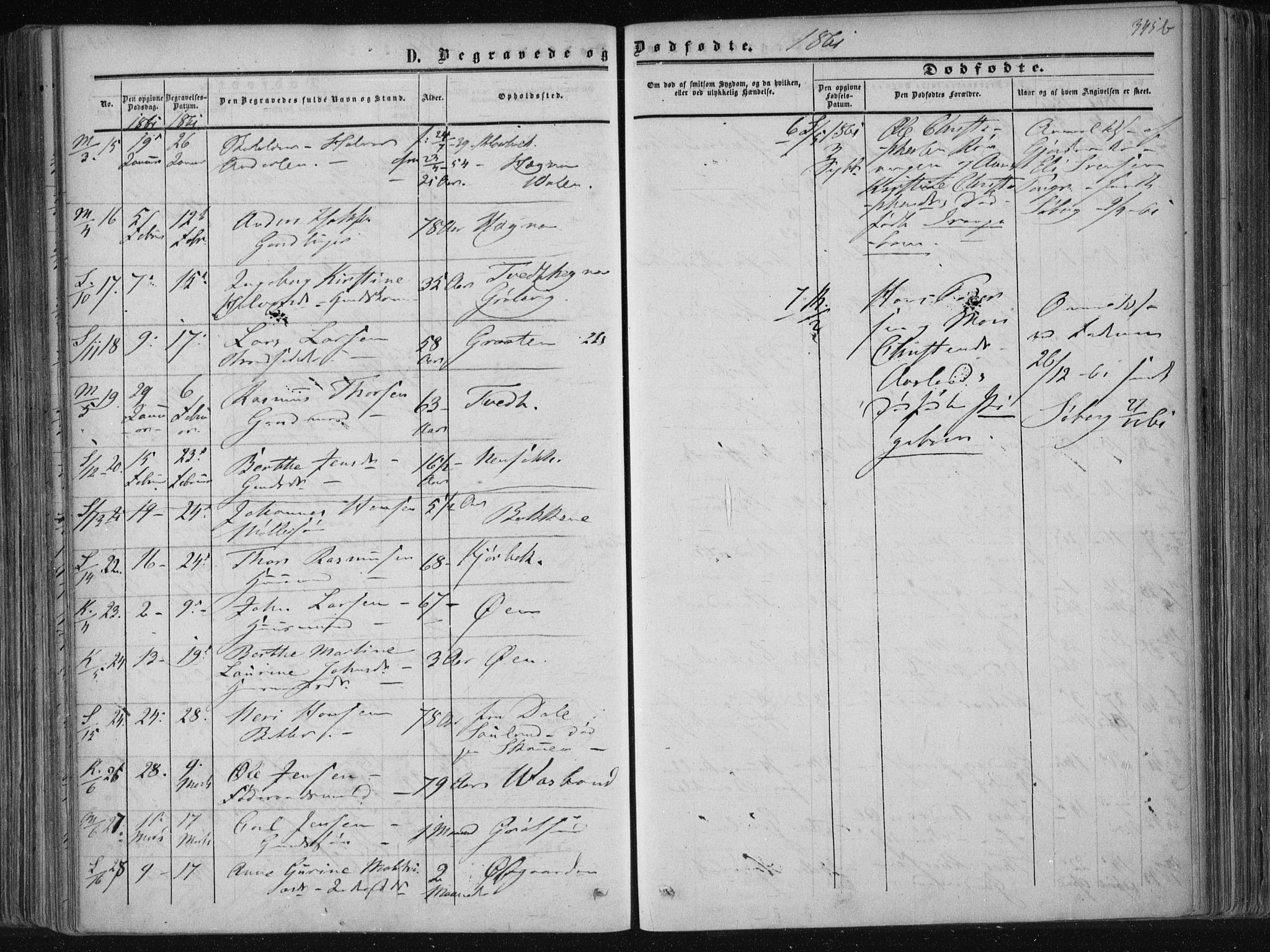 Solum kirkebøker, SAKO/A-306/F/Fa/L0007: Parish register (official) no. I 7, 1856-1864, p. 345