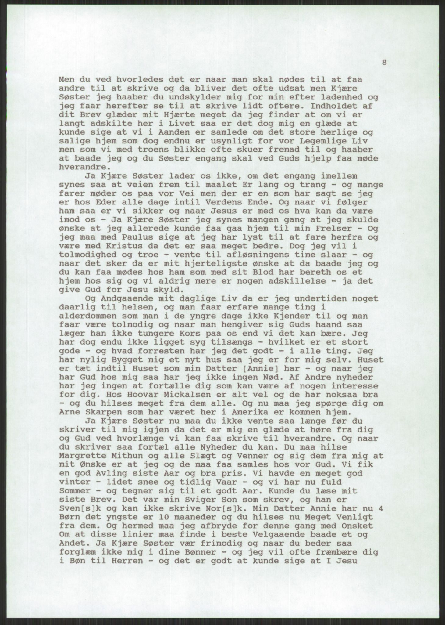 Samlinger til kildeutgivelse, Amerikabrevene, AV/RA-EA-4057/F/L0032: Innlån fra Hordaland: Nesheim - Øverland, 1838-1914, p. 1087