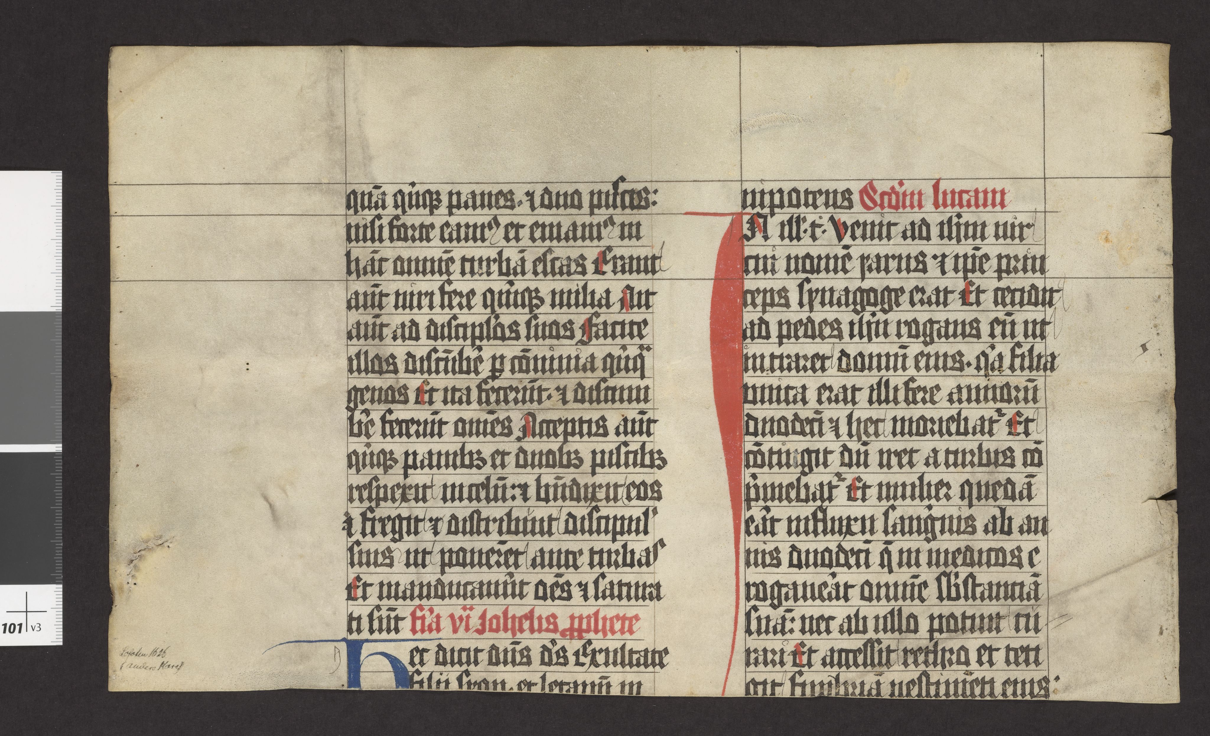 Riksarkivets diplomsamling, AV/RA-EA-5965/F27/F27A/F27Ab/L0002: Latinske fragmenter stort format, 1100-1536, p. 5