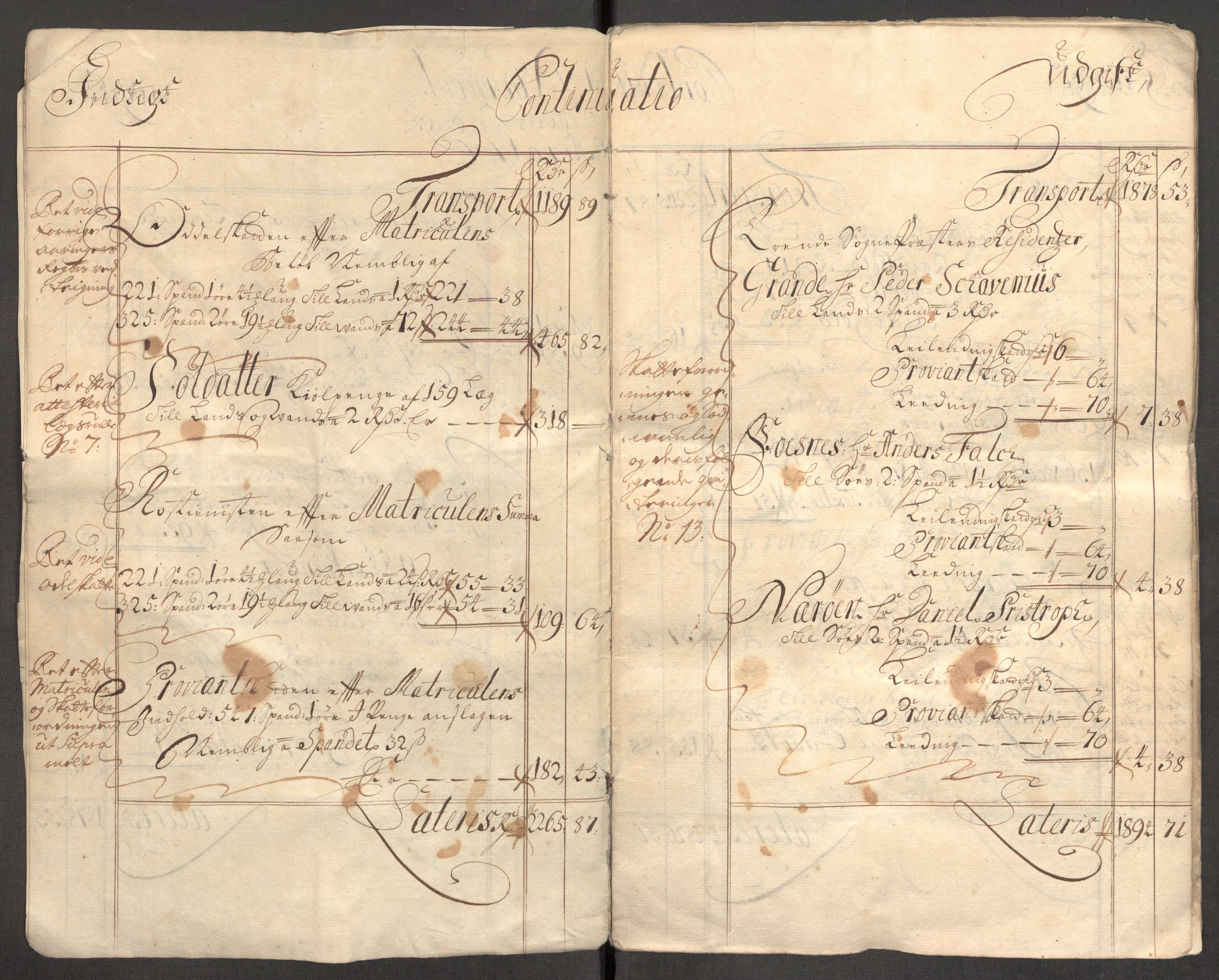 Rentekammeret inntil 1814, Reviderte regnskaper, Fogderegnskap, AV/RA-EA-4092/R64/L4429: Fogderegnskap Namdal, 1705-1706, p. 234