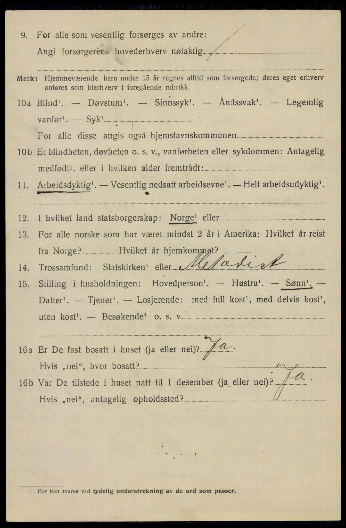 SAO, 1920 census for Aker, 1920, p. 85887