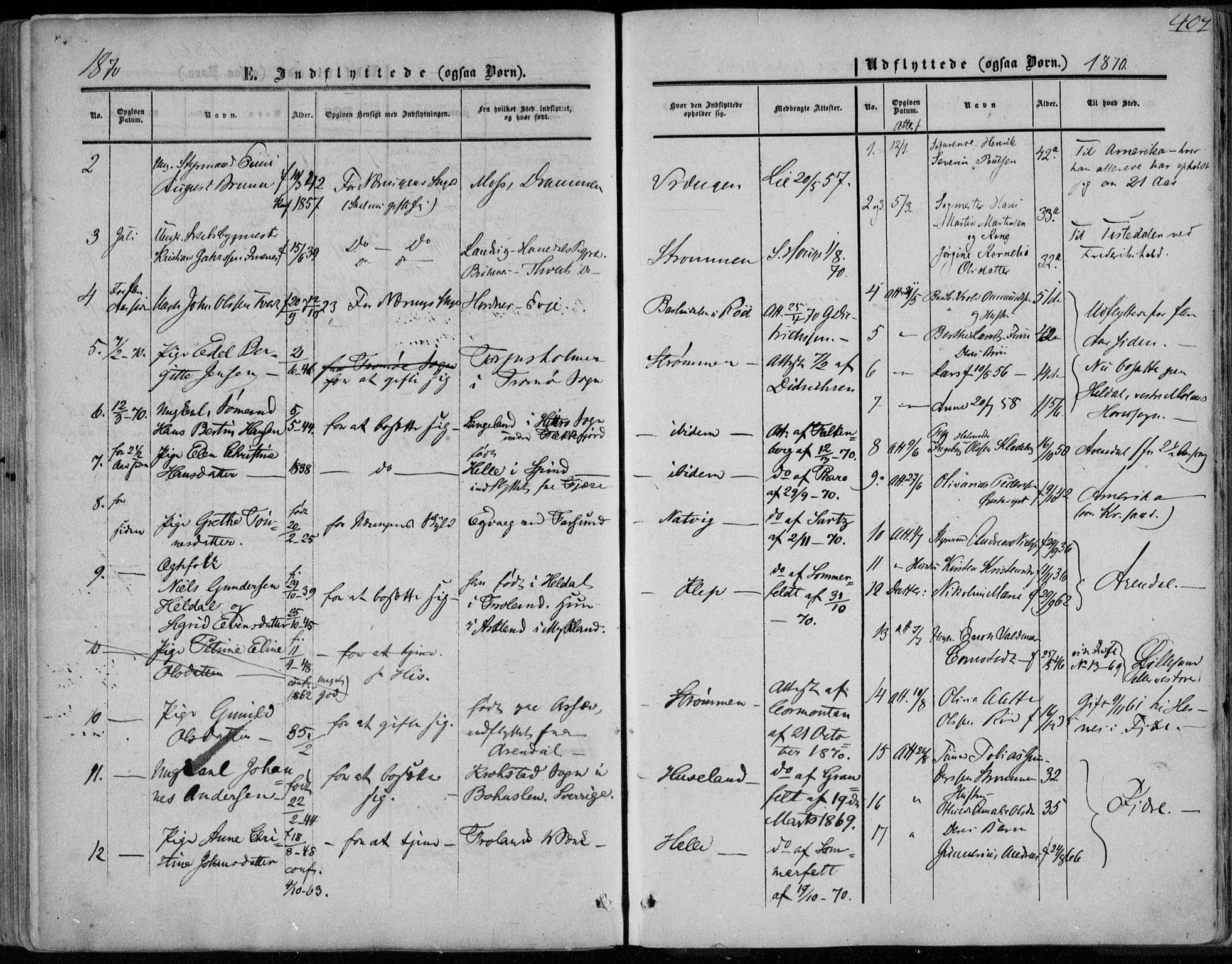 Øyestad sokneprestkontor, SAK/1111-0049/F/Fa/L0015: Parish register (official) no. A 15, 1857-1873, p. 404