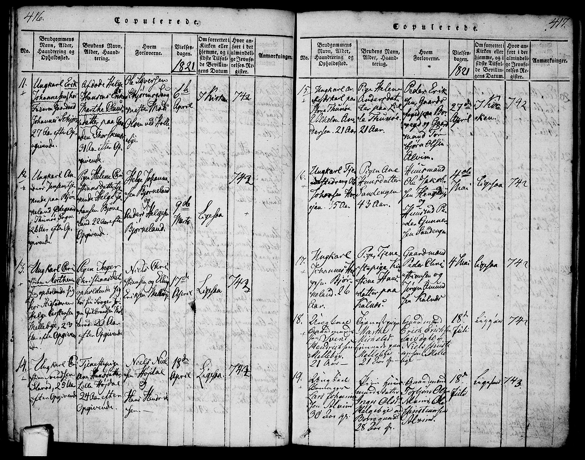 Tune prestekontor Kirkebøker, SAO/A-2007/F/Fa/L0005: Parish register (official) no. 5, 1815-1823, p. 416-417