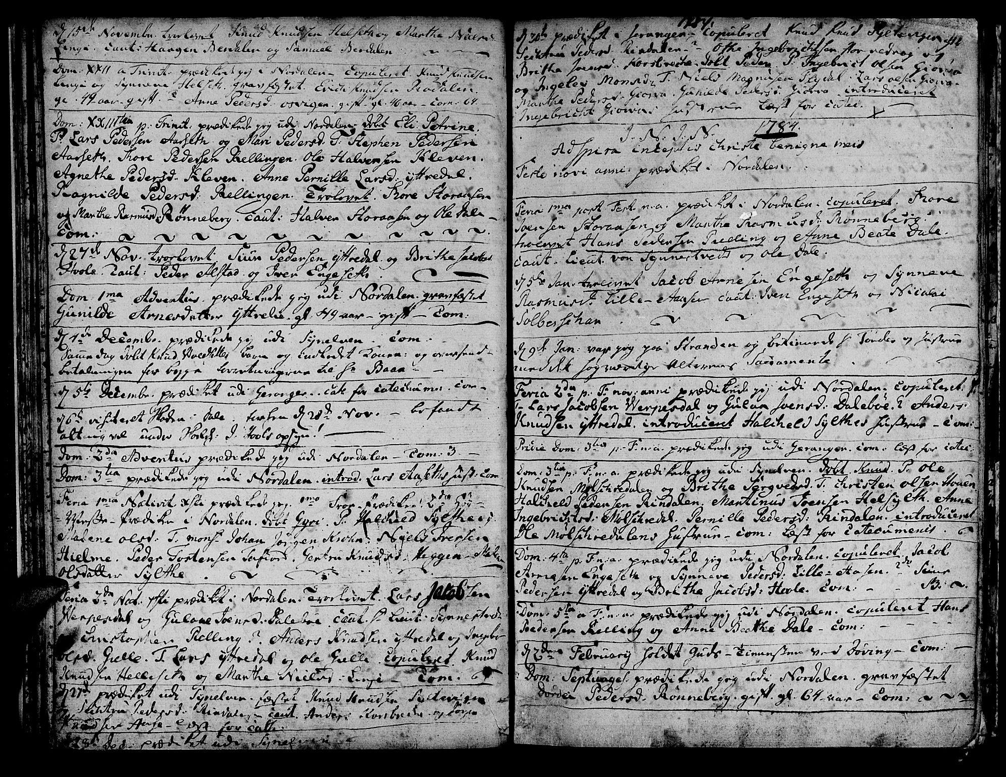 Ministerialprotokoller, klokkerbøker og fødselsregistre - Møre og Romsdal, SAT/A-1454/519/L0245: Parish register (official) no. 519A04, 1774-1816, p. 38