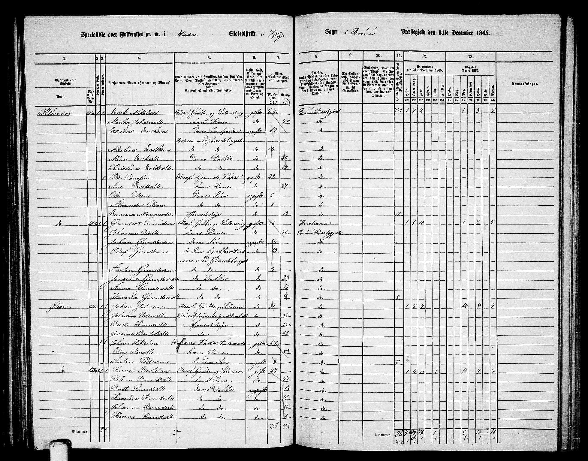 RA, 1865 census for Brønnøy, 1865, p. 89