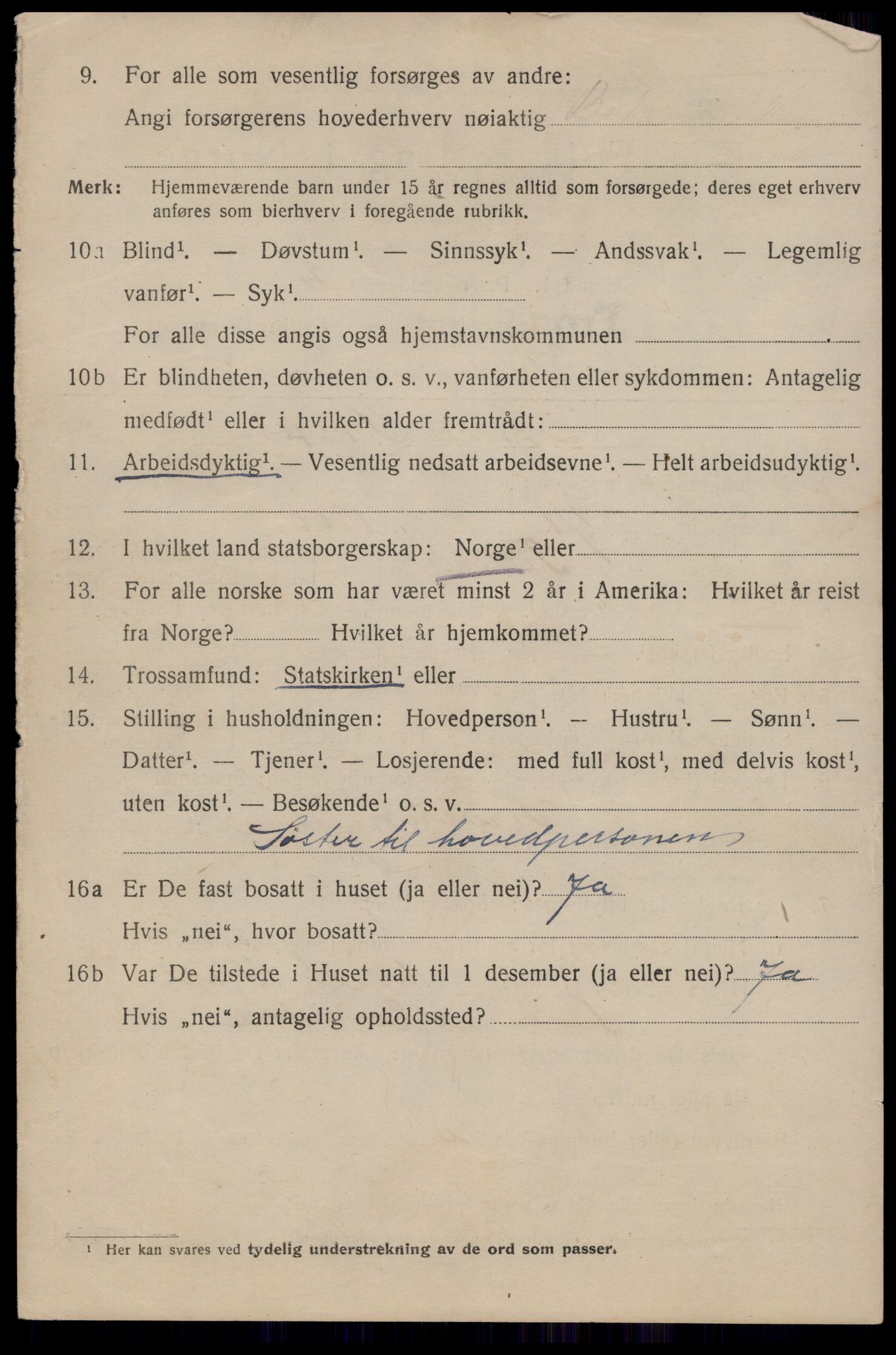 SAT, 1920 census for Trondheim, 1920, p. 102387