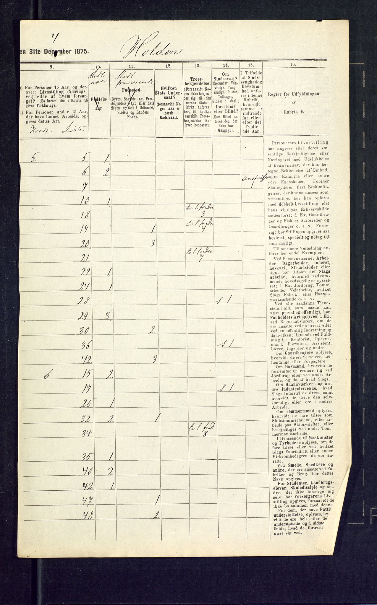 SAKO, 1875 census for 0819P Holla, 1875, p. 44