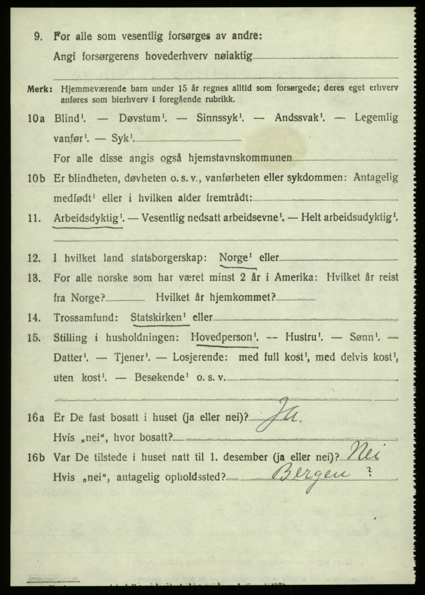 SAB, 1920 census for Askøy, 1920, p. 7597