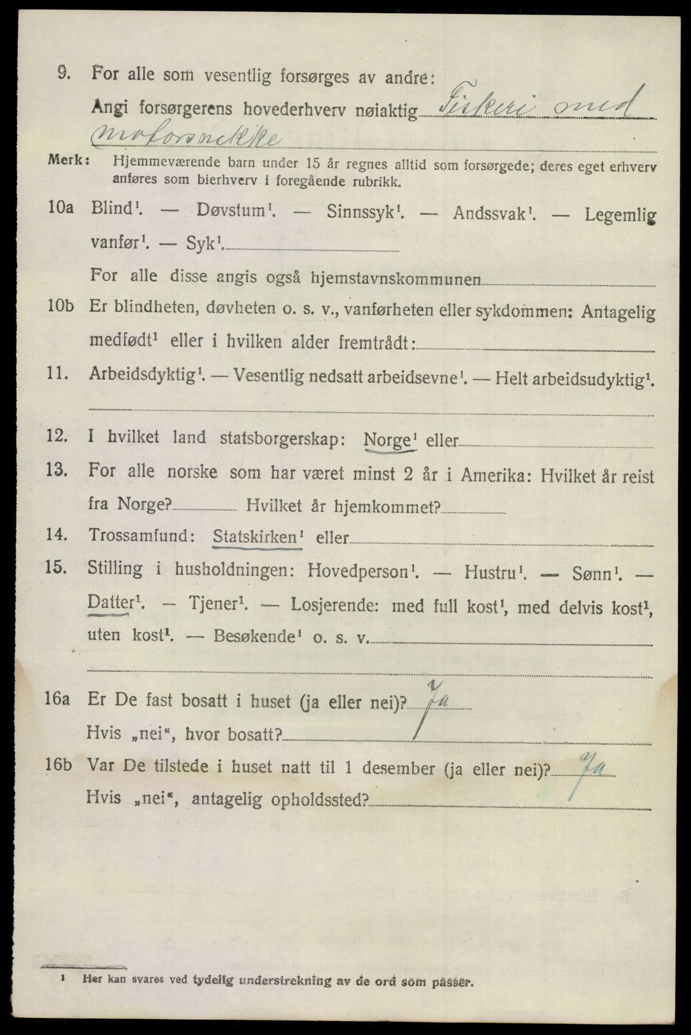 SAKO, 1920 census for Sandeherred, 1920, p. 14269