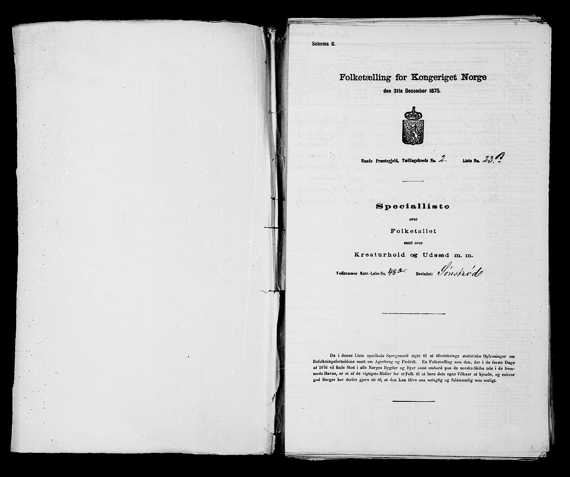 RA, 1875 census for 0135P Råde, 1875, p. 515