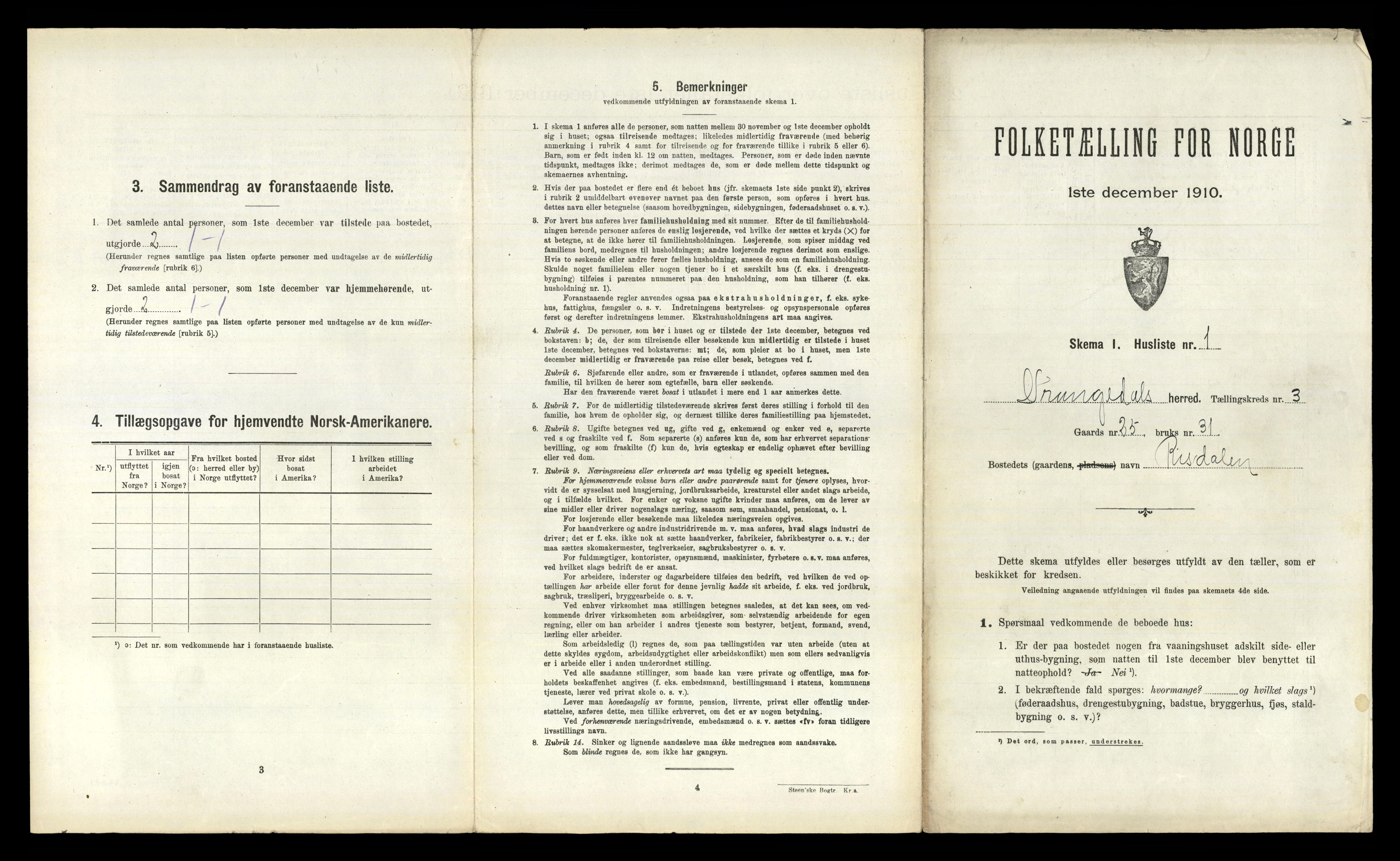 RA, 1910 census for Drangedal, 1910, p. 277