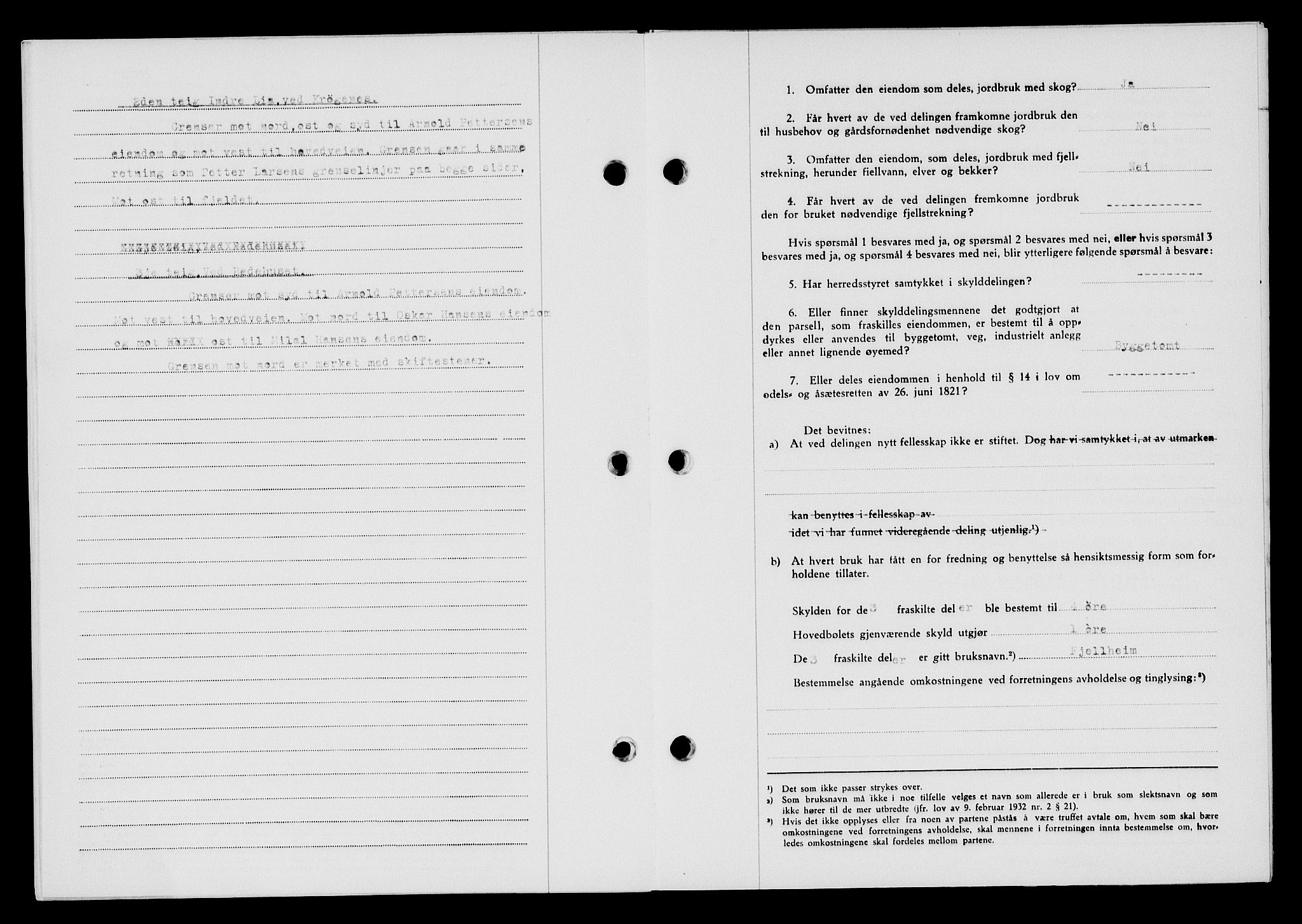 Flekkefjord sorenskriveri, SAK/1221-0001/G/Gb/Gba/L0063: Mortgage book no. A-11, 1947-1948, Diary no: : 1158/1947