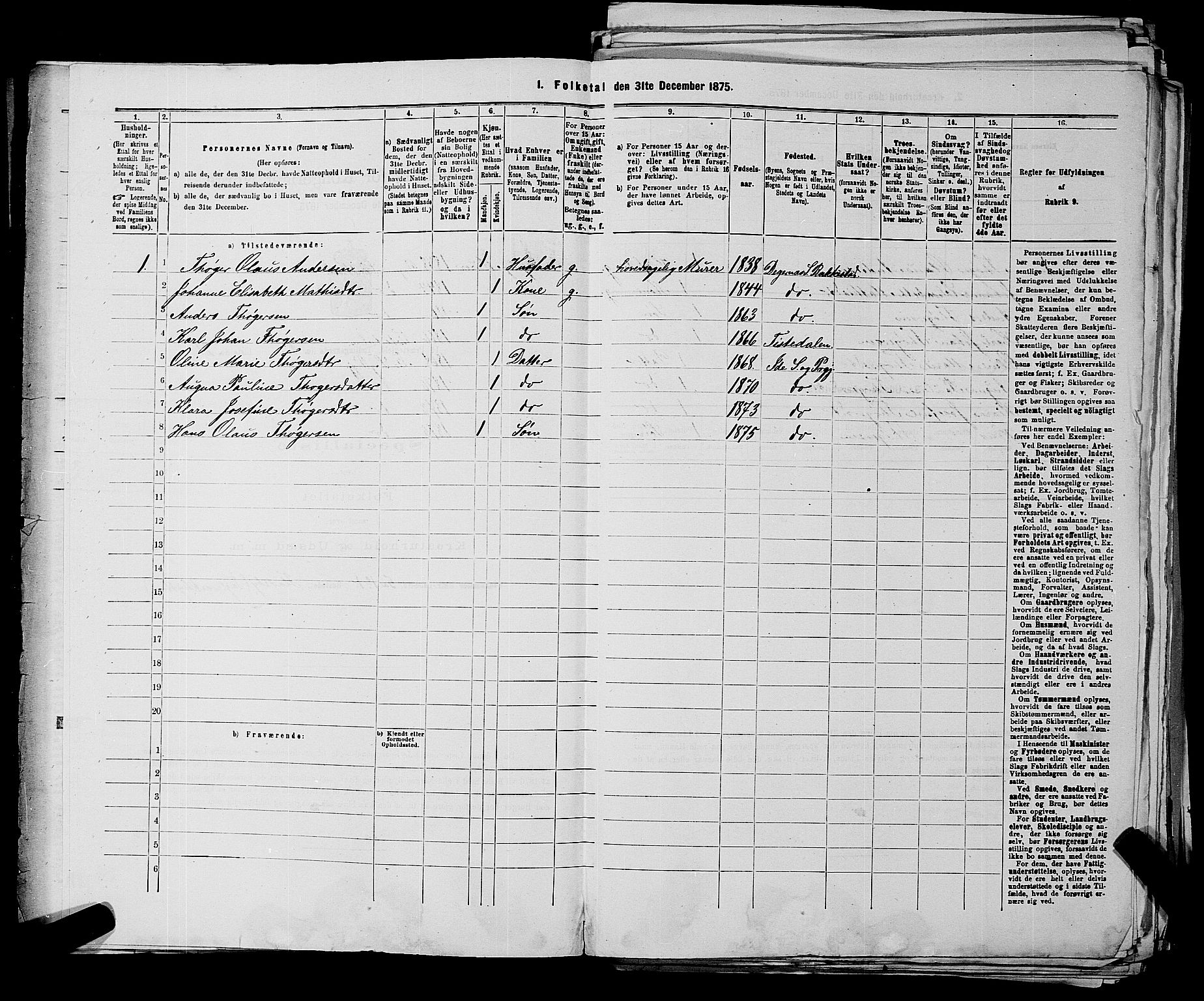 RA, 1875 census for 0117P Idd, 1875, p. 68