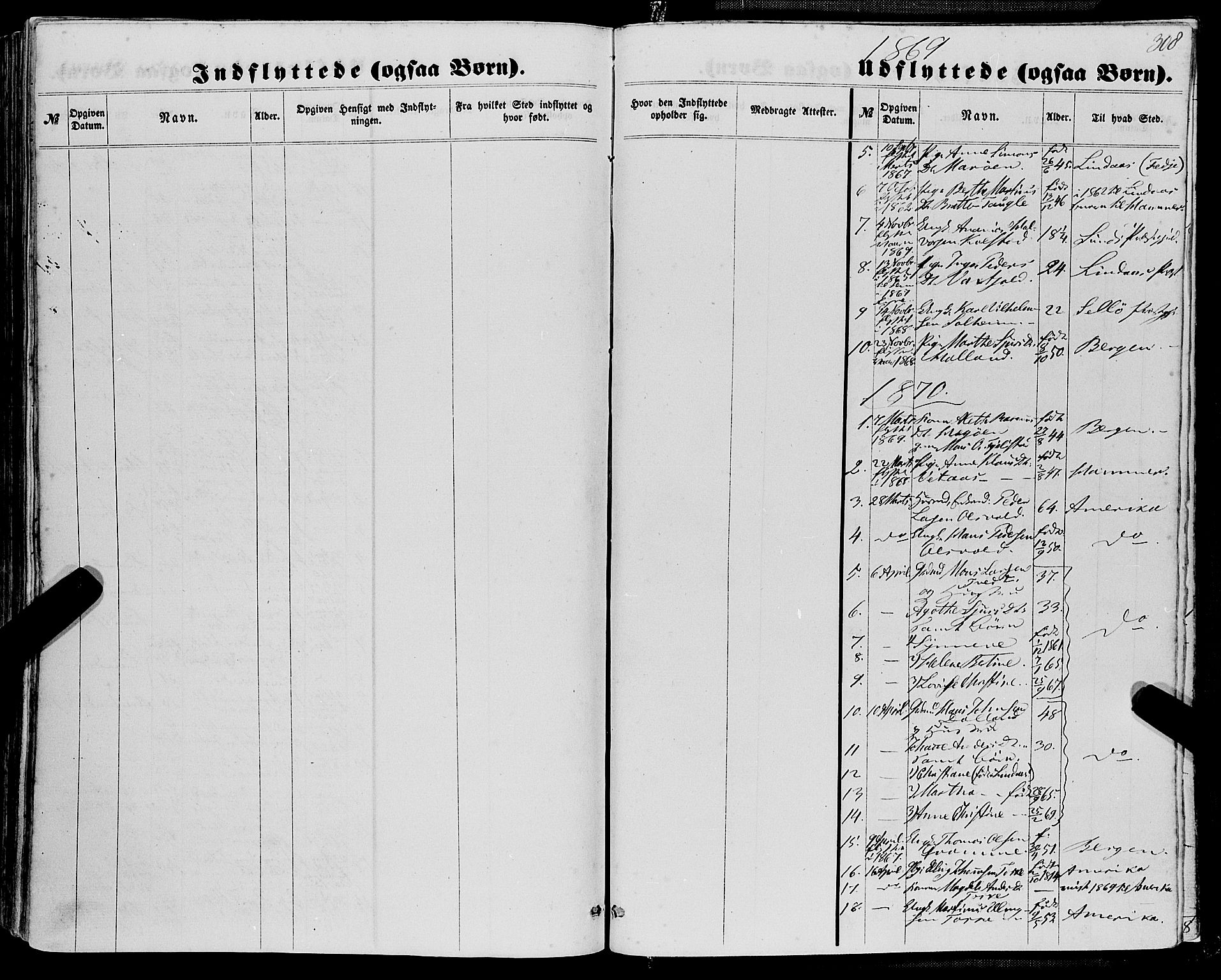 Manger sokneprestembete, SAB/A-76801/H/Haa: Parish register (official) no. A 7, 1860-1870, p. 308