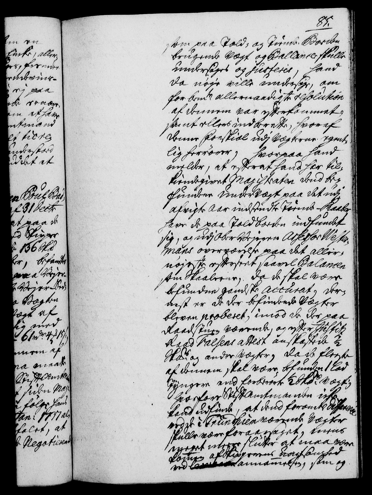 Rentekammeret, Kammerkanselliet, AV/RA-EA-3111/G/Gh/Gha/L0023: Norsk ekstraktmemorialprotokoll (merket RK 53.68), 1741-1742, p. 85