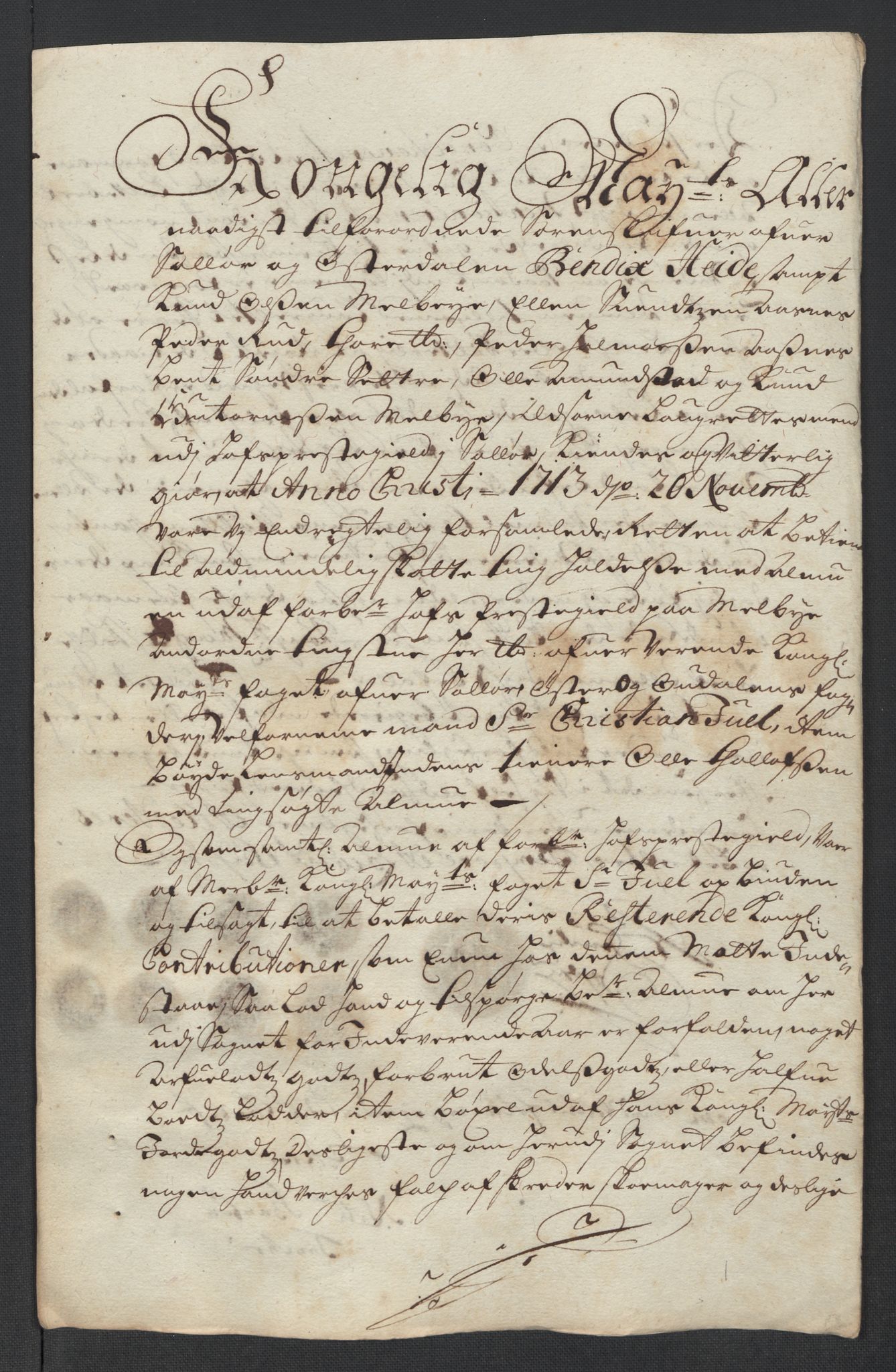 Rentekammeret inntil 1814, Reviderte regnskaper, Fogderegnskap, AV/RA-EA-4092/R13/L0850: Fogderegnskap Solør, Odal og Østerdal, 1713, p. 169