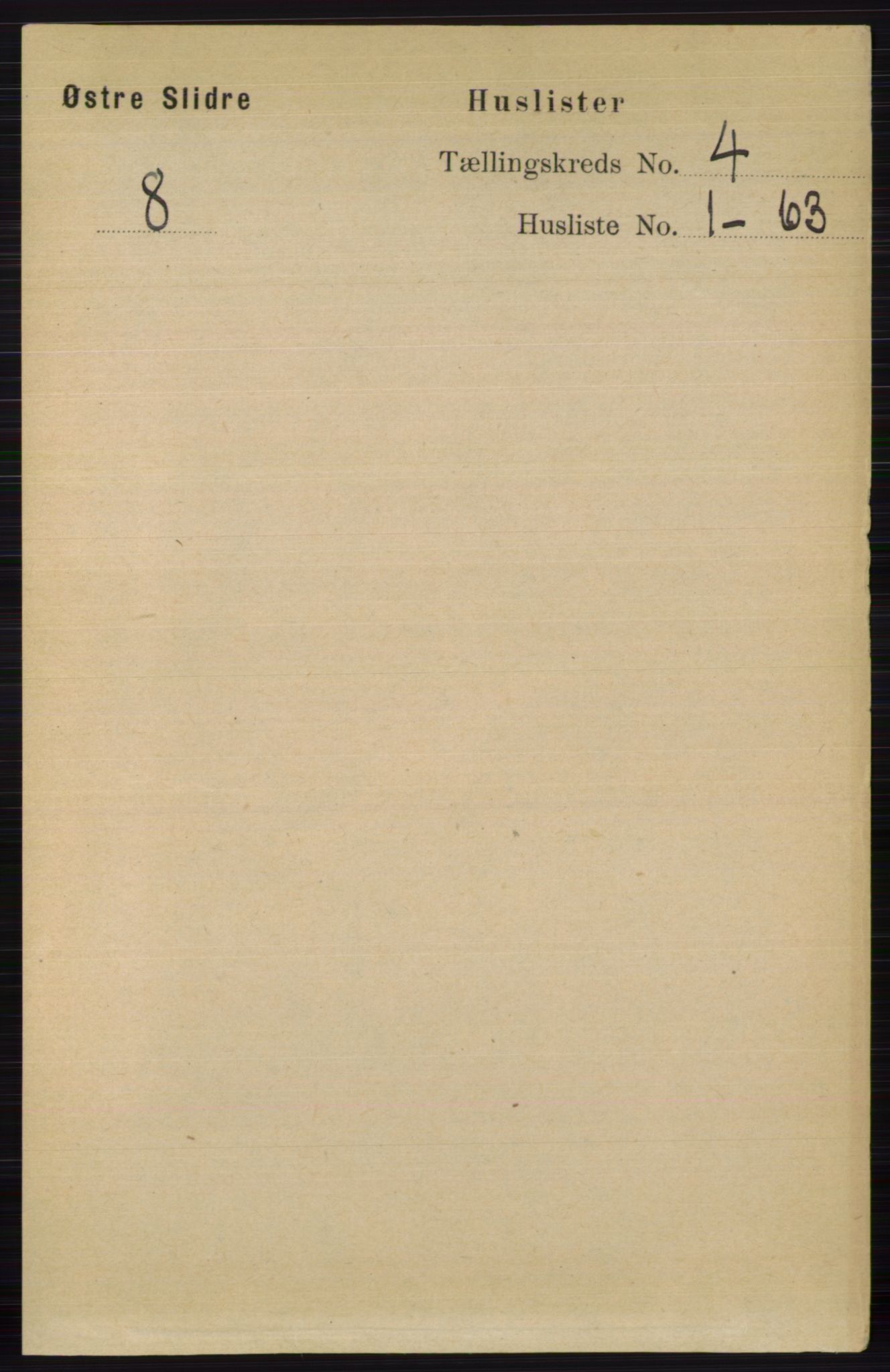 RA, 1891 census for 0544 Øystre Slidre, 1891, p. 1070