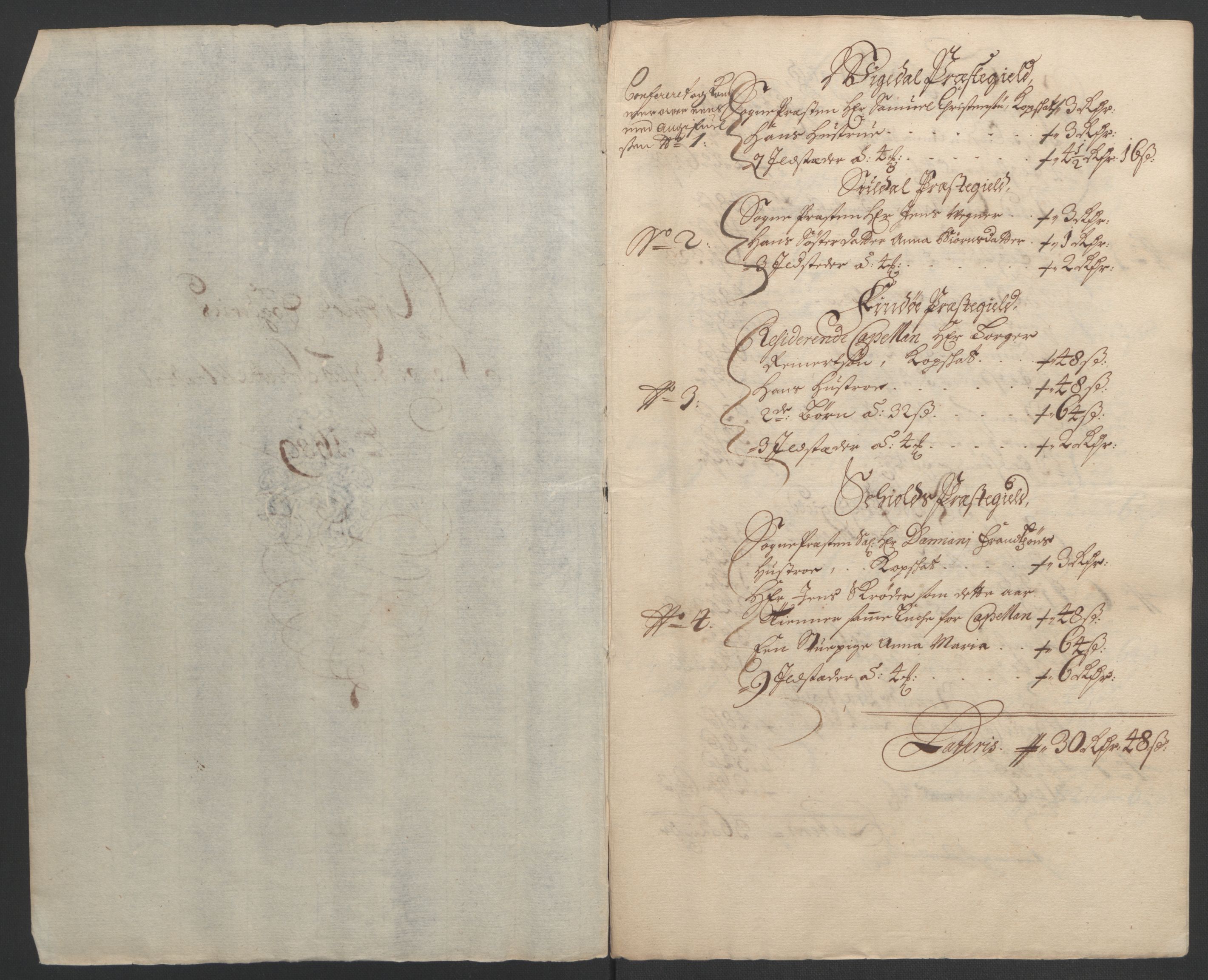 Rentekammeret inntil 1814, Reviderte regnskaper, Fogderegnskap, RA/EA-4092/R47/L2856: Fogderegnskap Ryfylke, 1689-1693, p. 53
