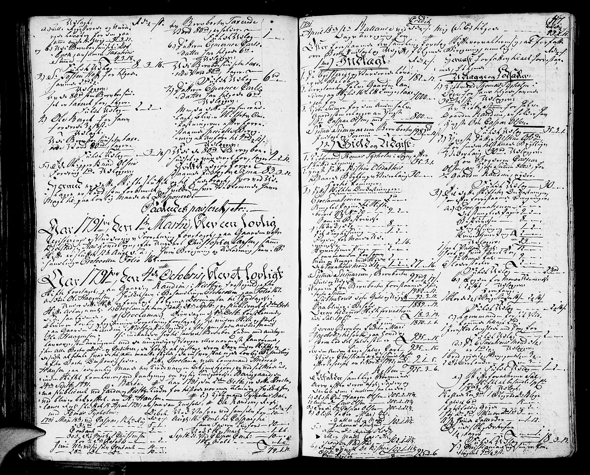 Follo sorenskriveri, AV/SAO-A-10274/H/Hb/L0011: Skifteprotokoll, 1789-1801, p. 116b-117a