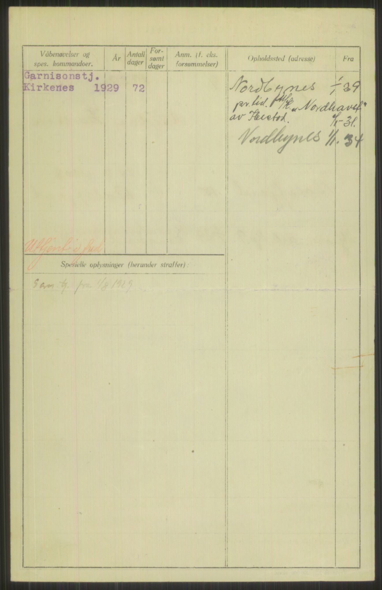 Forsvaret, Troms infanteriregiment nr. 16, AV/RA-RAFA-3146/P/Pa/L0013/0004: Rulleblad / Rulleblad for regimentets menige mannskaper, årsklasse 1929, 1929, p. 624