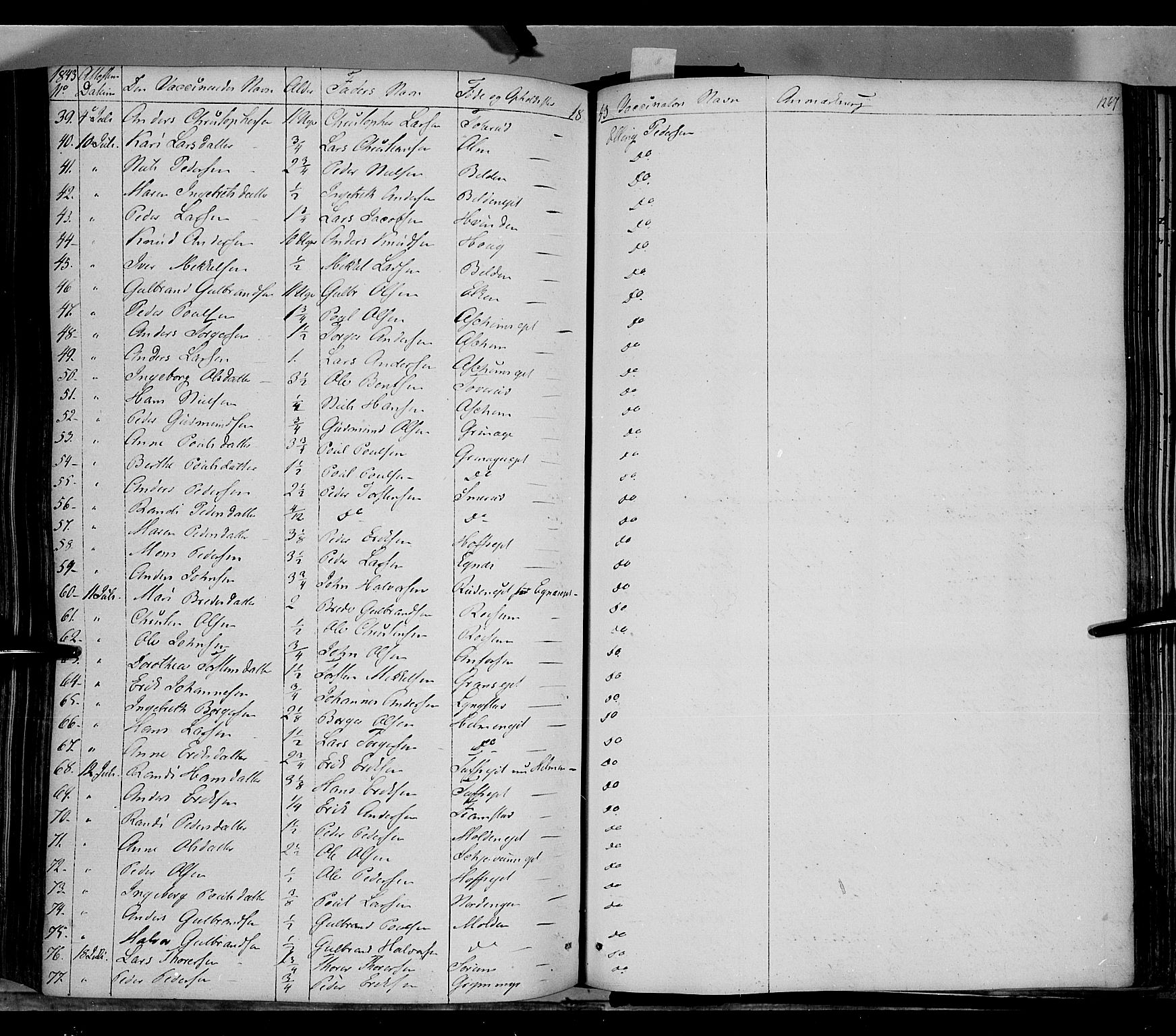 Gran prestekontor, AV/SAH-PREST-112/H/Ha/Haa/L0011: Parish register (official) no. 11, 1842-1856, p. 1266-1267