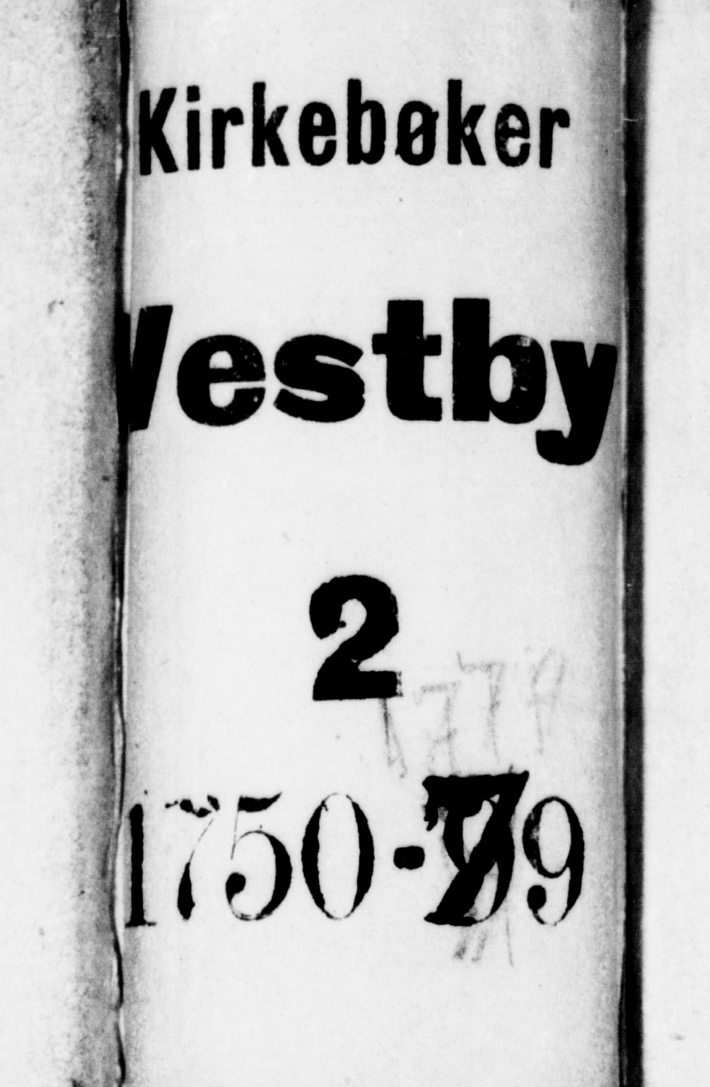Vestby prestekontor Kirkebøker, SAO/A-10893/F/Fa/L0002: Parish register (official) no. I 2, 1750-1779
