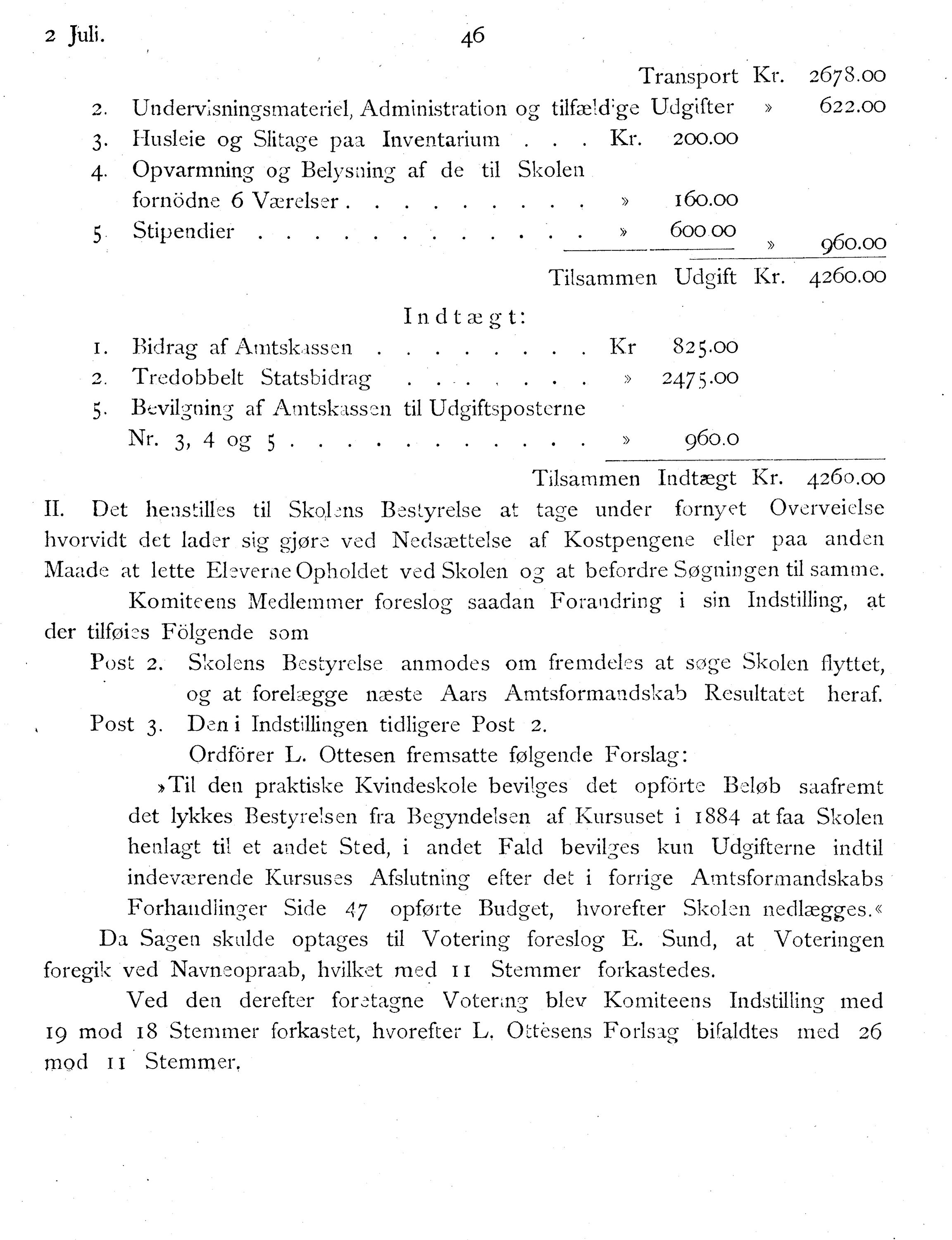 Nordland Fylkeskommune. Fylkestinget, AIN/NFK-17/176/A/Ac/L0014: Fylkestingsforhandlinger 1881-1885, 1881-1885