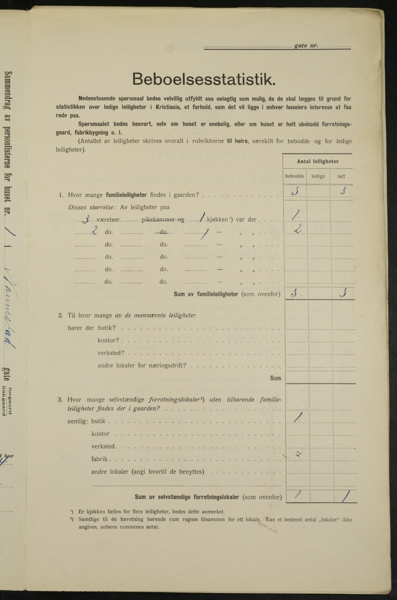 OBA, Municipal Census 1913 for Kristiania, 1913, p. 68979