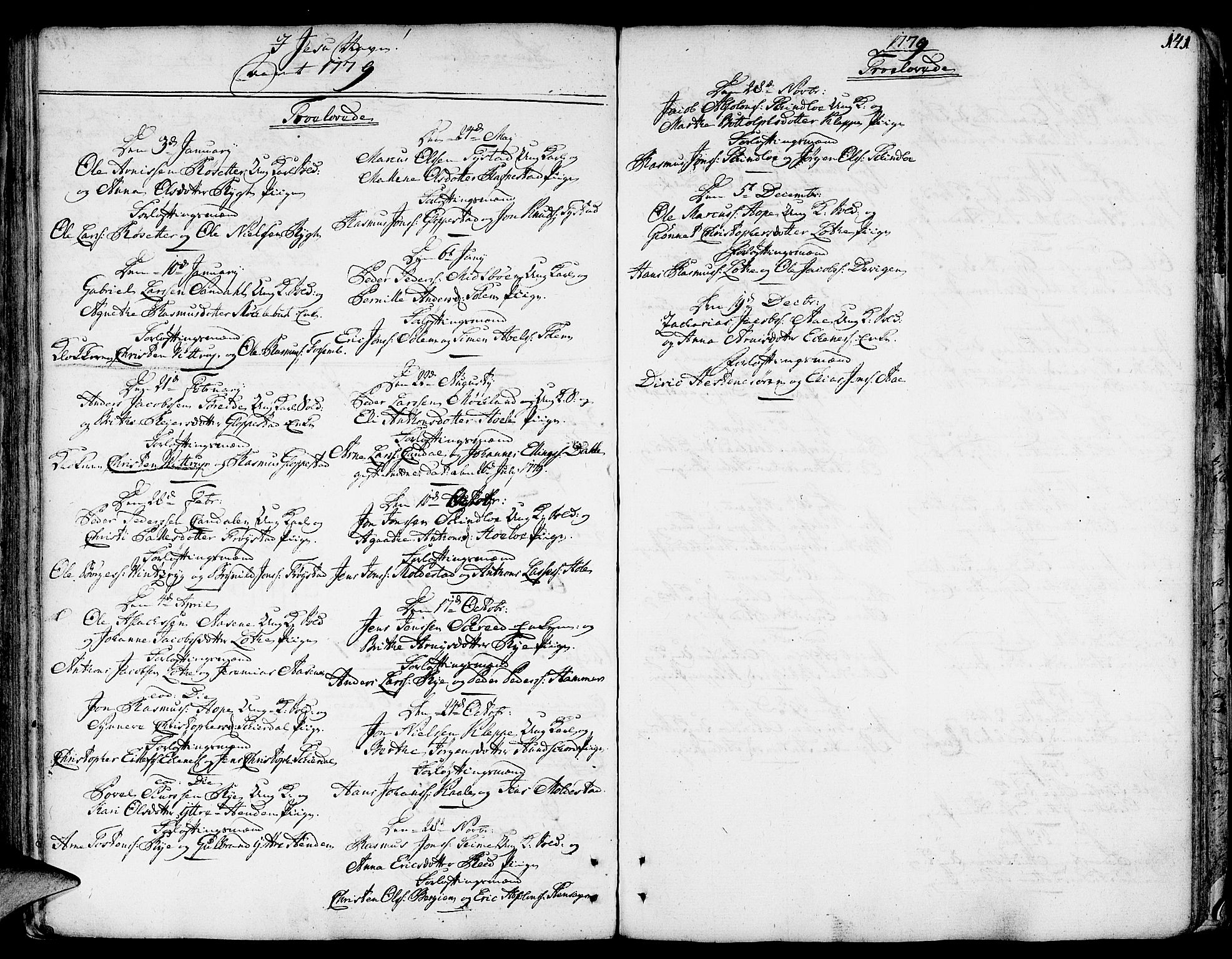 Gloppen sokneprestembete, SAB/A-80101/H/Haa/Haaa/L0004: Parish register (official) no. A 4, 1758-1784, p. 141