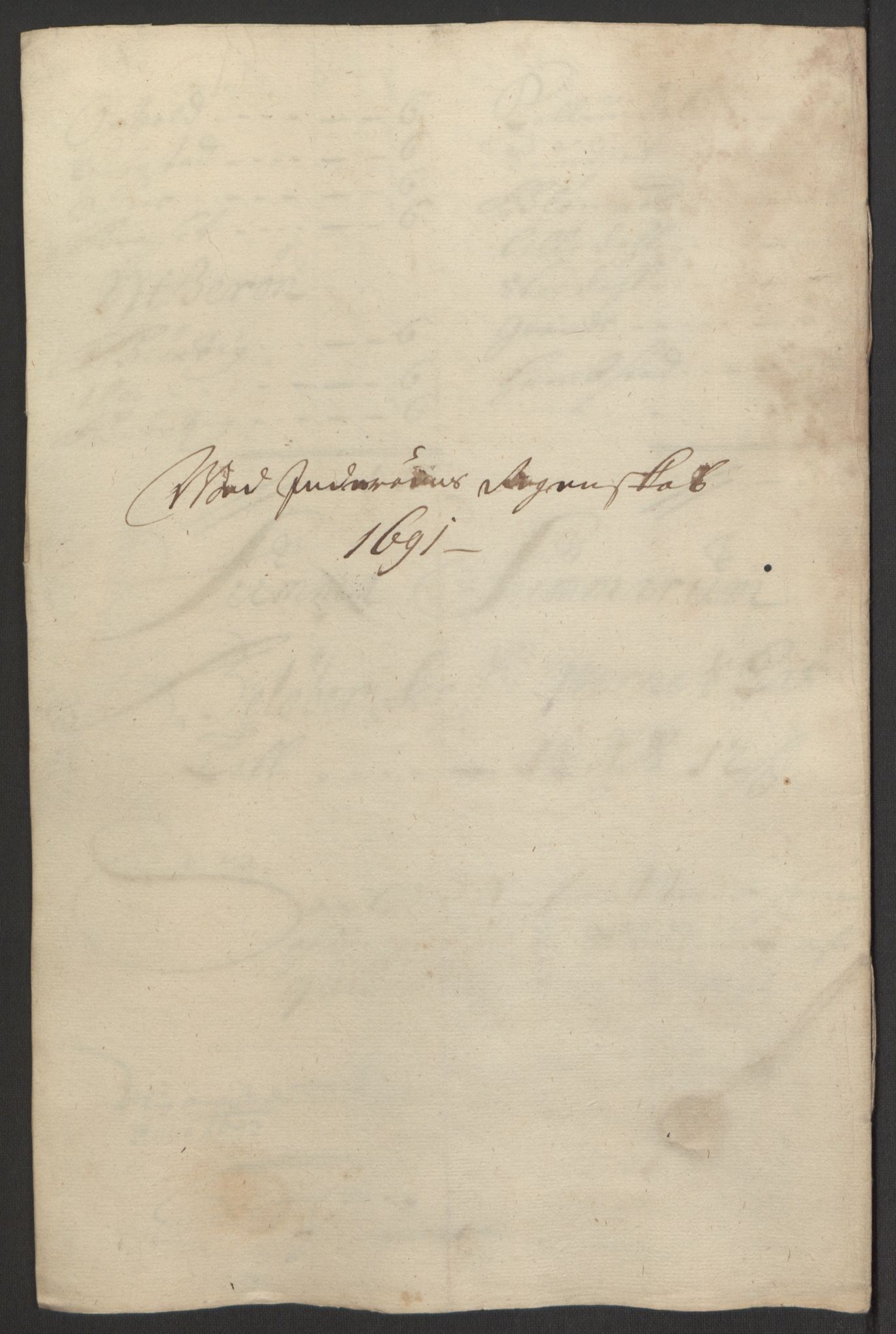 Rentekammeret inntil 1814, Reviderte regnskaper, Fogderegnskap, RA/EA-4092/R63/L4308: Fogderegnskap Inderøy, 1692-1694, p. 81