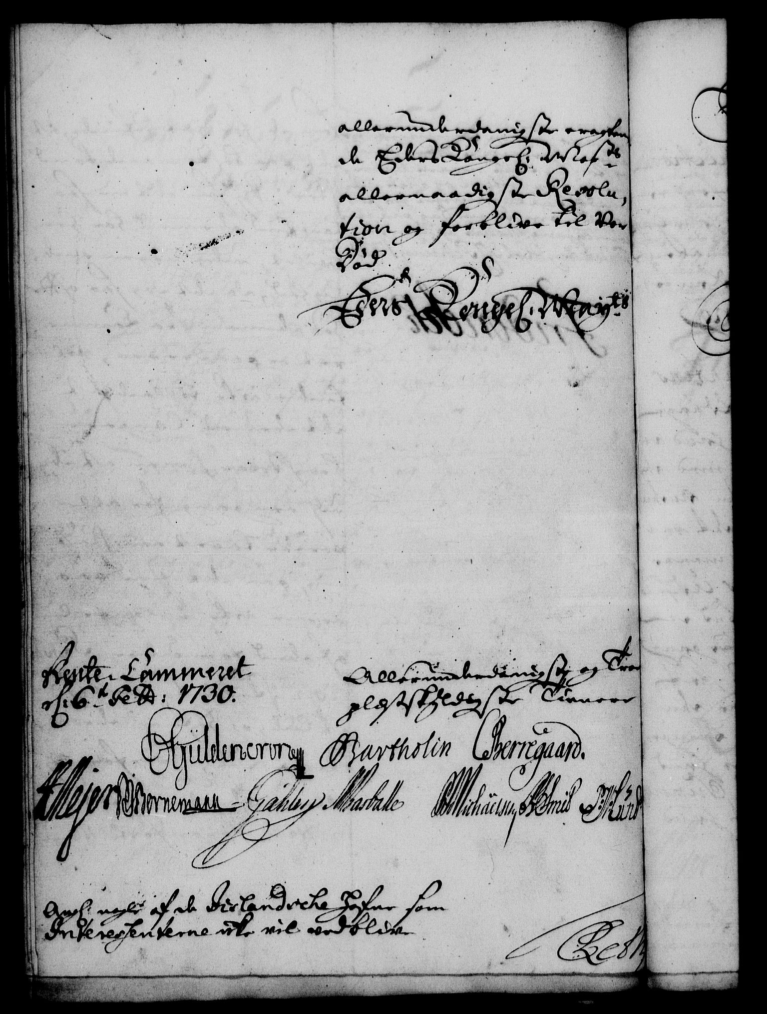 Rentekammeret, Kammerkanselliet, RA/EA-3111/G/Gf/Gfa/L0013: Norsk relasjons- og resolusjonsprotokoll (merket RK 52.13), 1730, p. 94