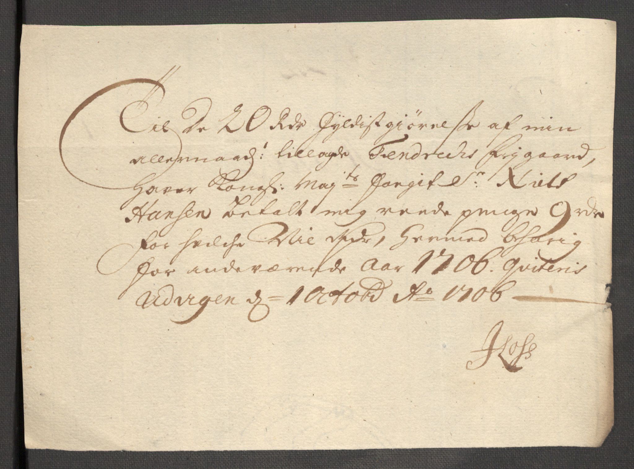 Rentekammeret inntil 1814, Reviderte regnskaper, Fogderegnskap, AV/RA-EA-4092/R53/L3430: Fogderegnskap Sunn- og Nordfjord, 1706-1707, p. 174