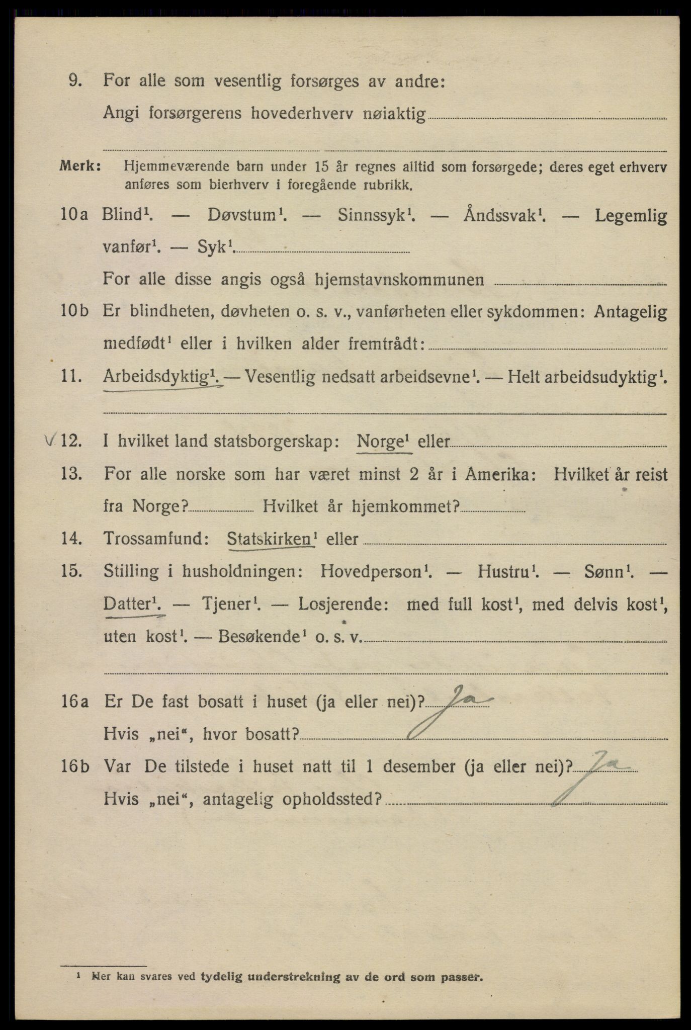 SAO, 1920 census for Kristiania, 1920, p. 301204