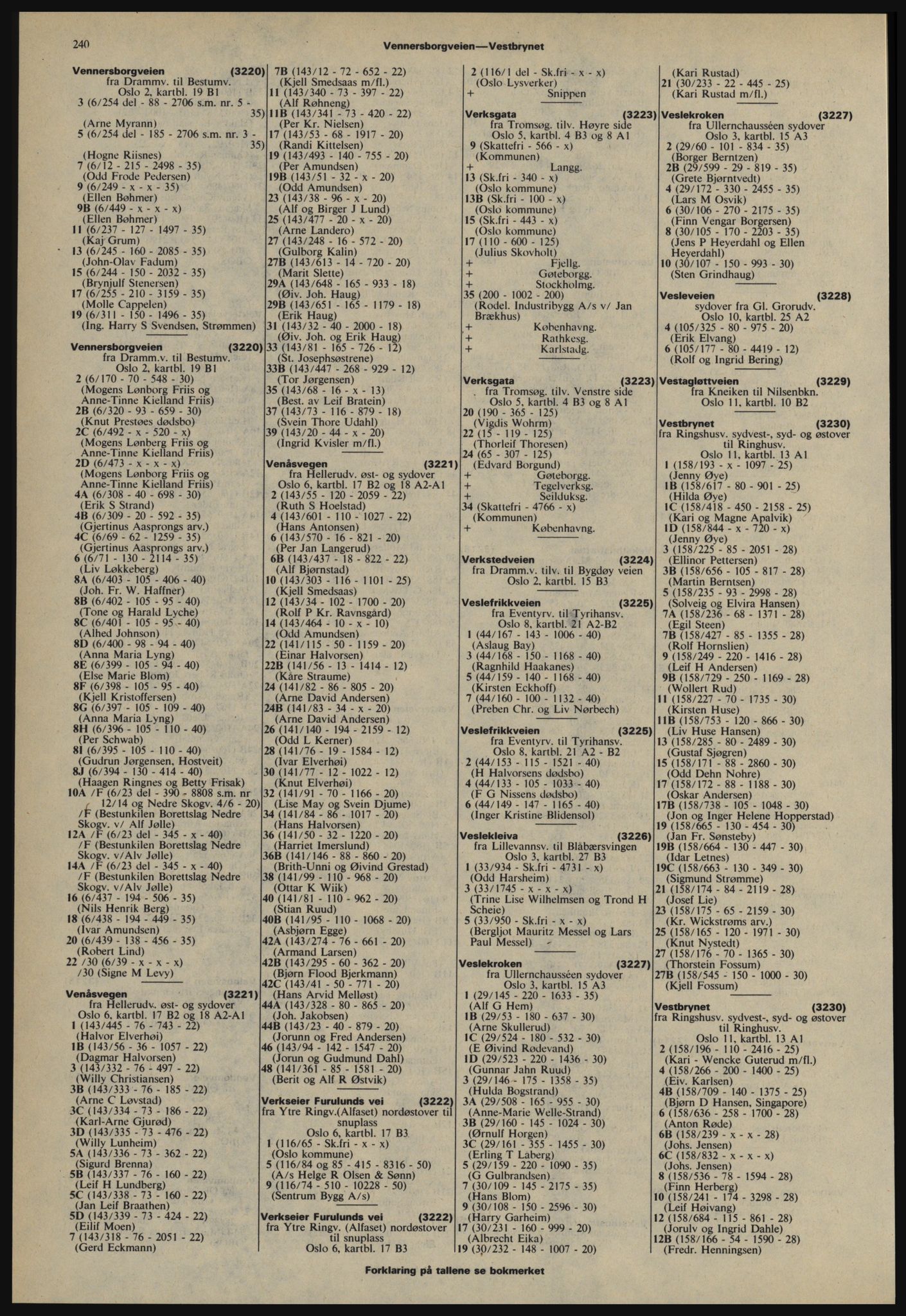 Kristiania/Oslo adressebok, PUBL/-, 1978-1979, p. 240