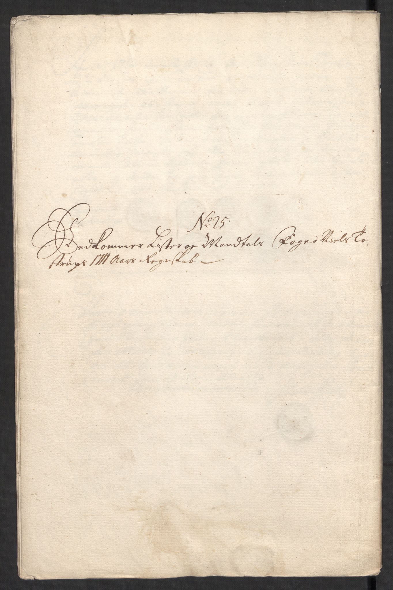 Rentekammeret inntil 1814, Reviderte regnskaper, Fogderegnskap, RA/EA-4092/R43/L2554: Fogderegnskap Lista og Mandal, 1711, p. 230