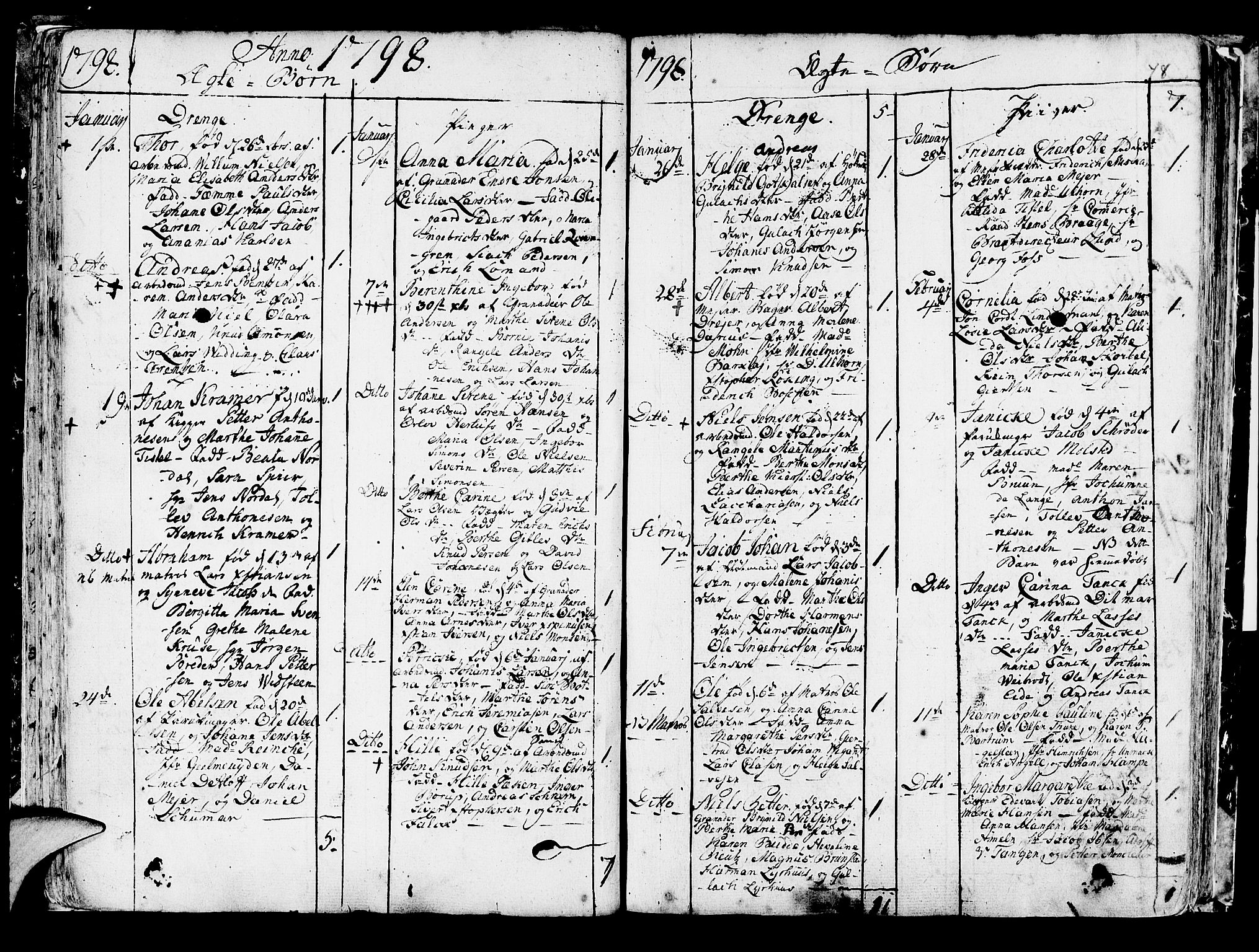 Korskirken sokneprestembete, SAB/A-76101/H/Haa/L0006: Parish register (official) no. A 6, 1790-1820, p. 48