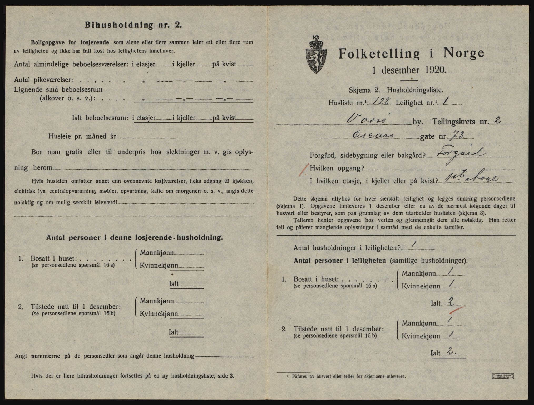 SATØ, 1920 census for Vadsø, 1920, p. 1342