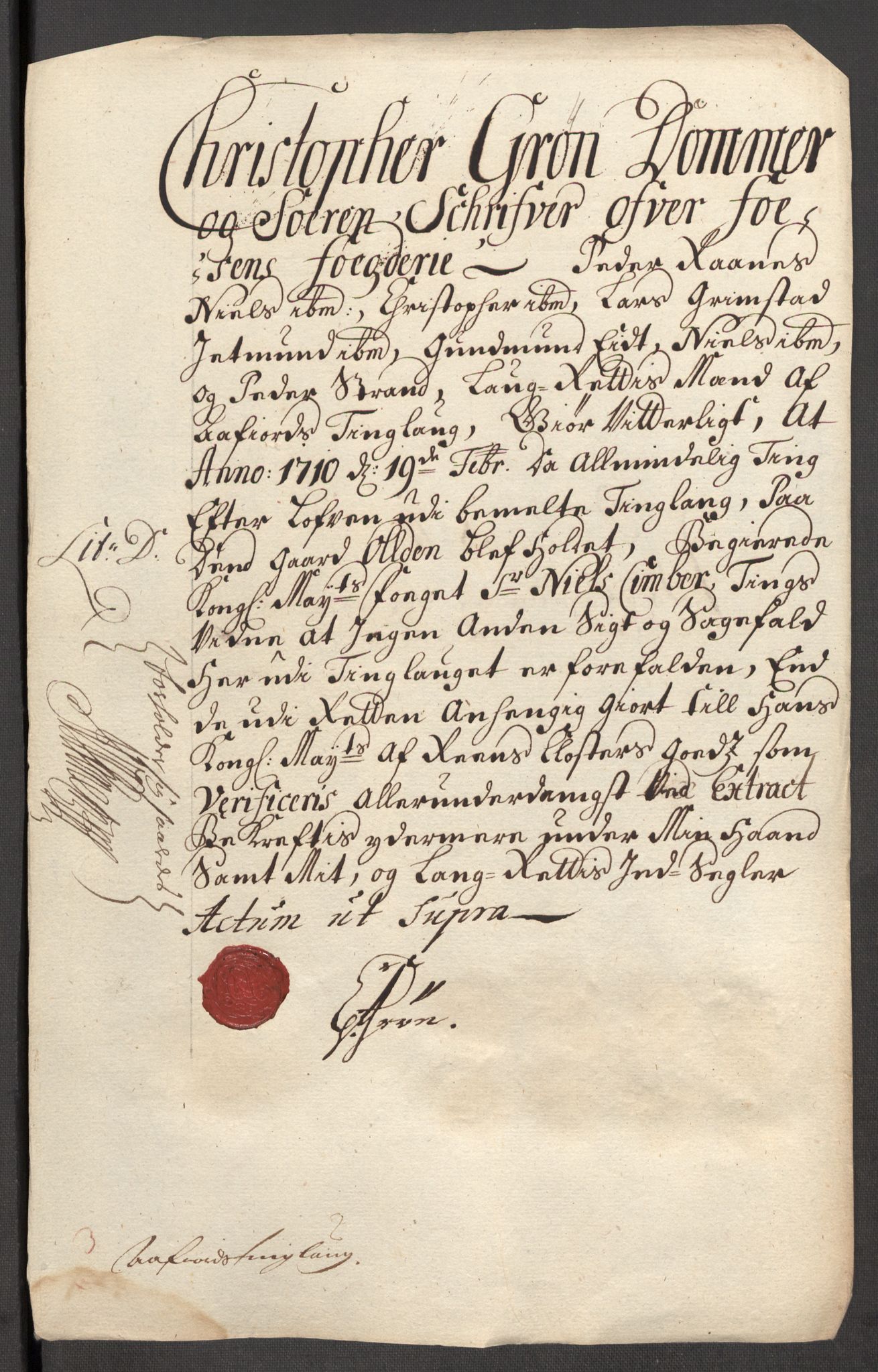 Rentekammeret inntil 1814, Reviderte regnskaper, Fogderegnskap, AV/RA-EA-4092/R57/L3858: Fogderegnskap Fosen, 1708-1709, p. 298