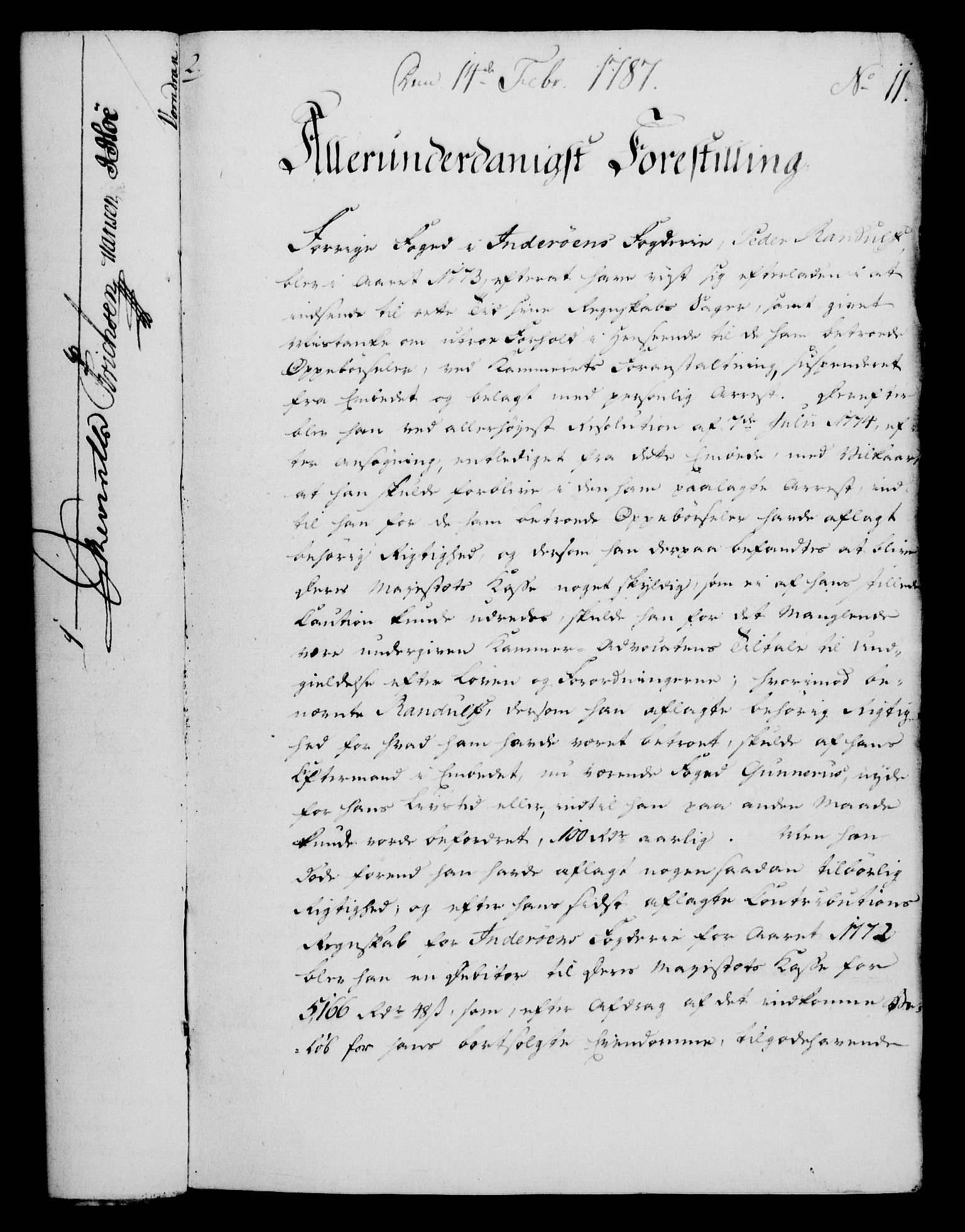 Rentekammeret, Kammerkanselliet, RA/EA-3111/G/Gf/Gfa/L0069: Norsk relasjons- og resolusjonsprotokoll (merket RK 52.69), 1787, p. 84